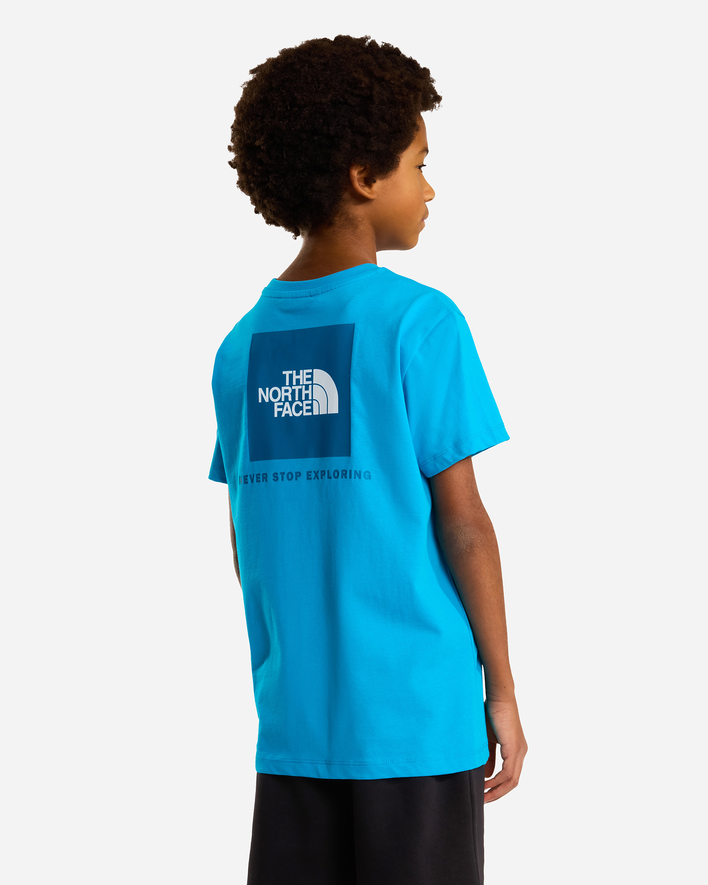 T-shirt THE NORTH FACE BOX NSE JR - Blu - 4 | Cisalfa Sport