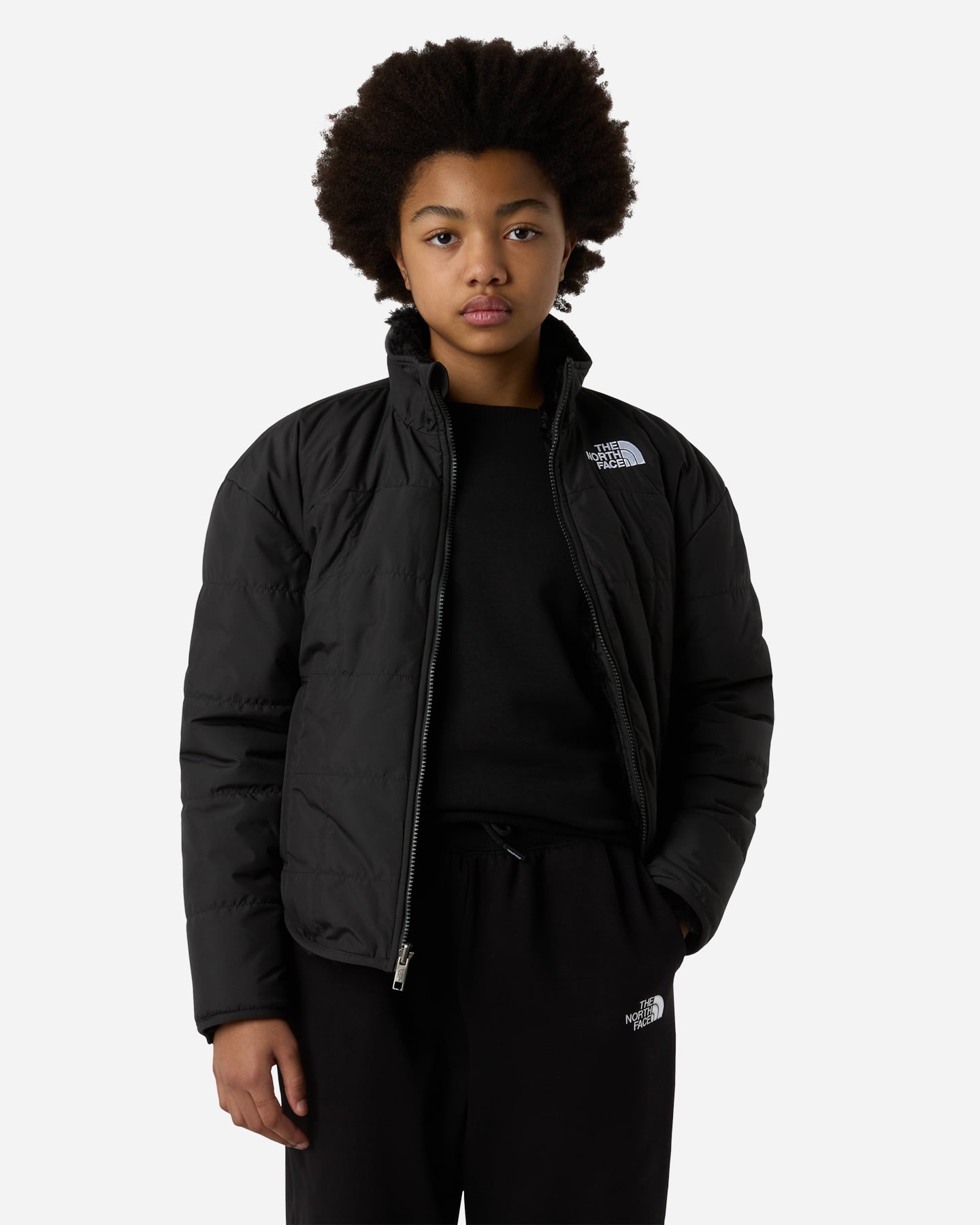 Giubbotto THE NORTH FACE SHASTA REVERS JR - Nero - 4 | Cisalfa Sport