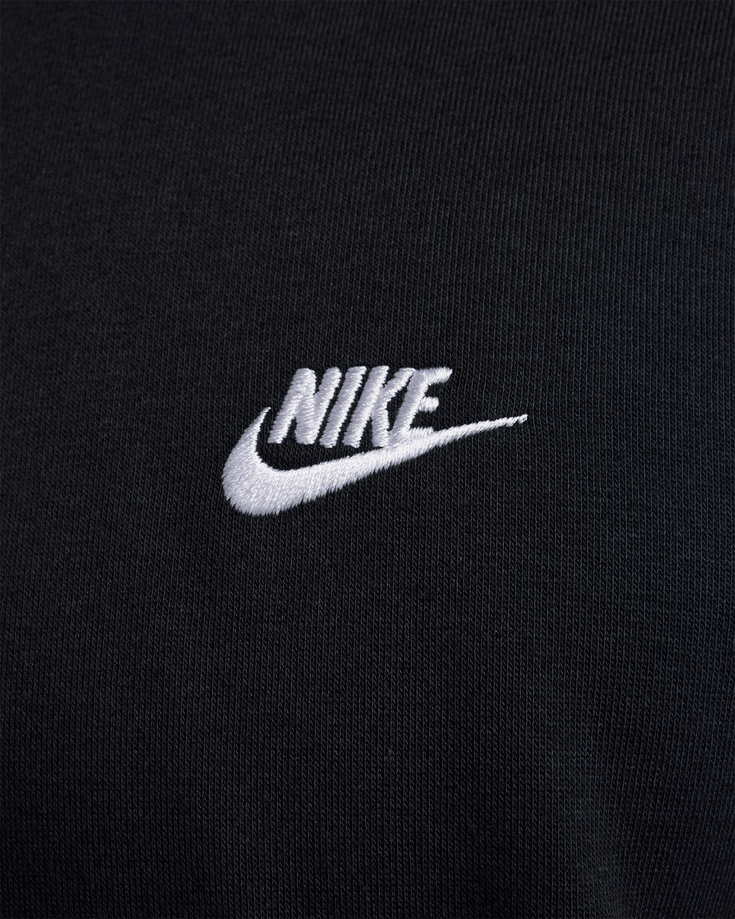 Felpa NIKE CLUB M - Nero - 5 | Cisalfa Sport