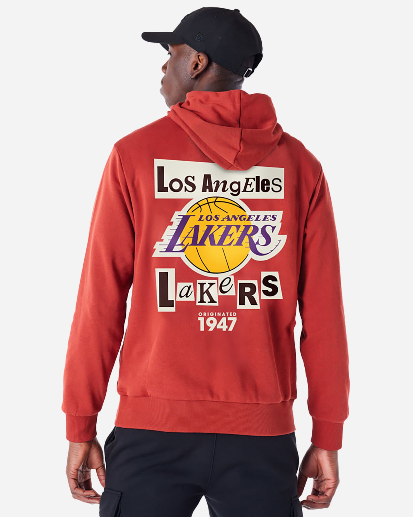 Felpa nba NEW ERA 9FORTY NEWSPAPER LAKERS M - Rosso - 1 | Cisalfa Sport