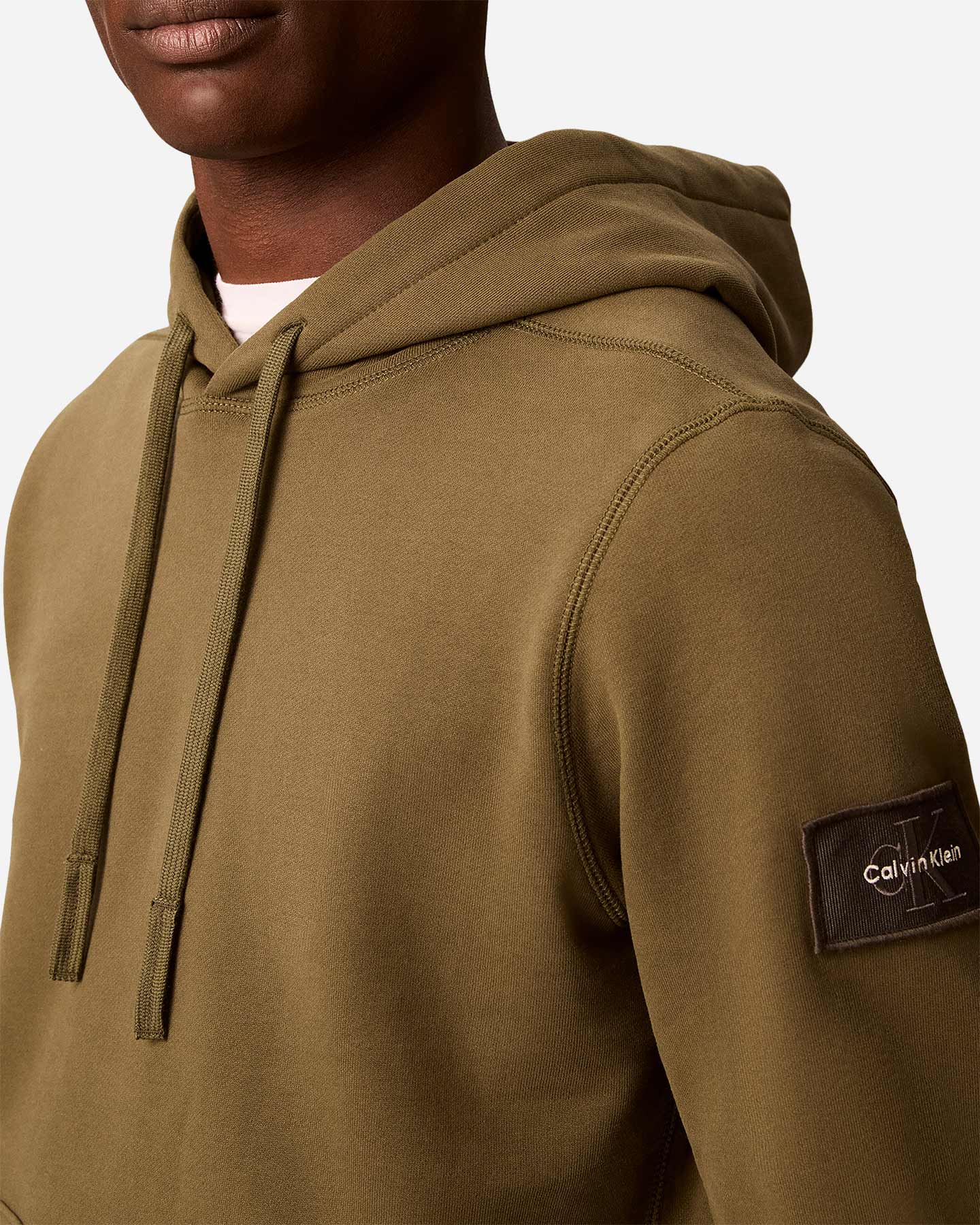 Felpa CALVIN KLEIN JEANS TERRY M - Verde - 5 | Cisalfa Sport