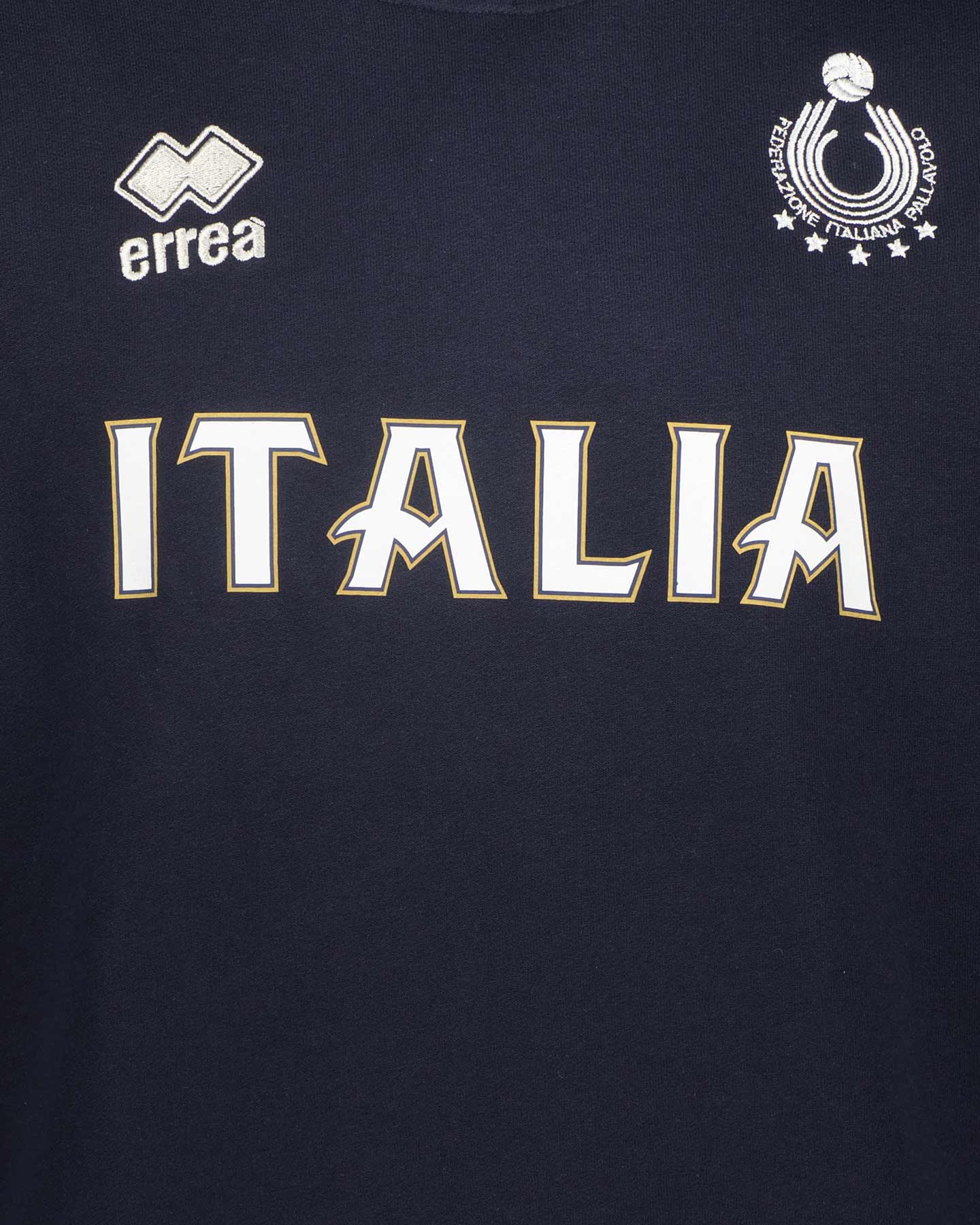 Felpa ERREA NAZIONALE ITALIA VOLLEY AD 24-25  - Blu - 2 | Cisalfa Sport