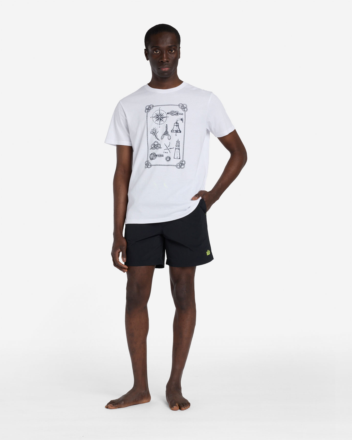 T-shirt ADMIRAL MARINERO M - Bianco - 2 | Cisalfa Sport
