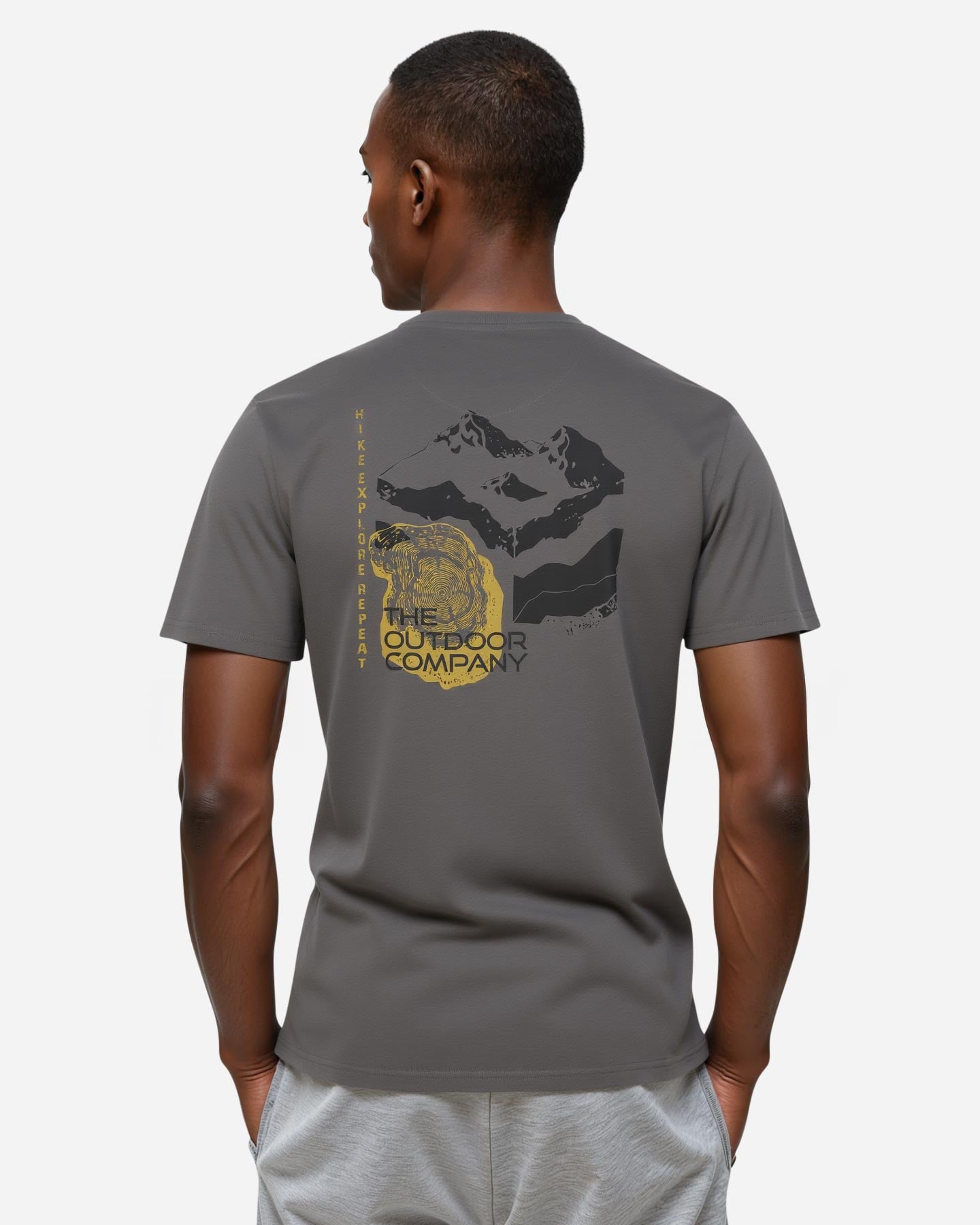 T-shirt 8848 MOUNTAIN ESSENTIAL M - Grigio - 4 | Cisalfa Sport