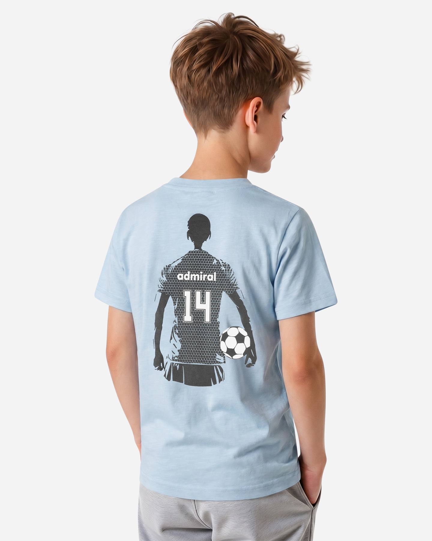 T-shirt ADMIRAL ESSENTIAL COLLEGE JR - Azzurro - 3 | Cisalfa Sport