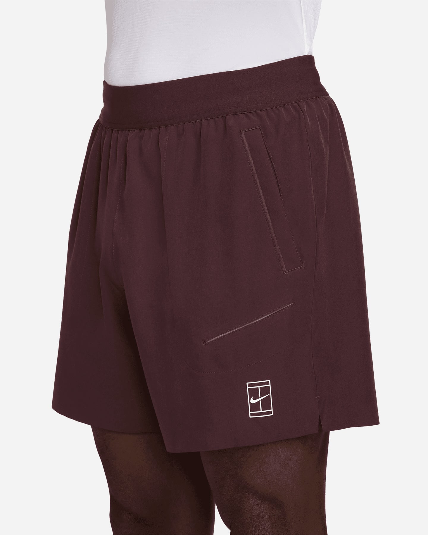 Pantaloncini tennis NIKE ADVANTAGE JANNIK M - Rosso - 2 | Cisalfa Sport