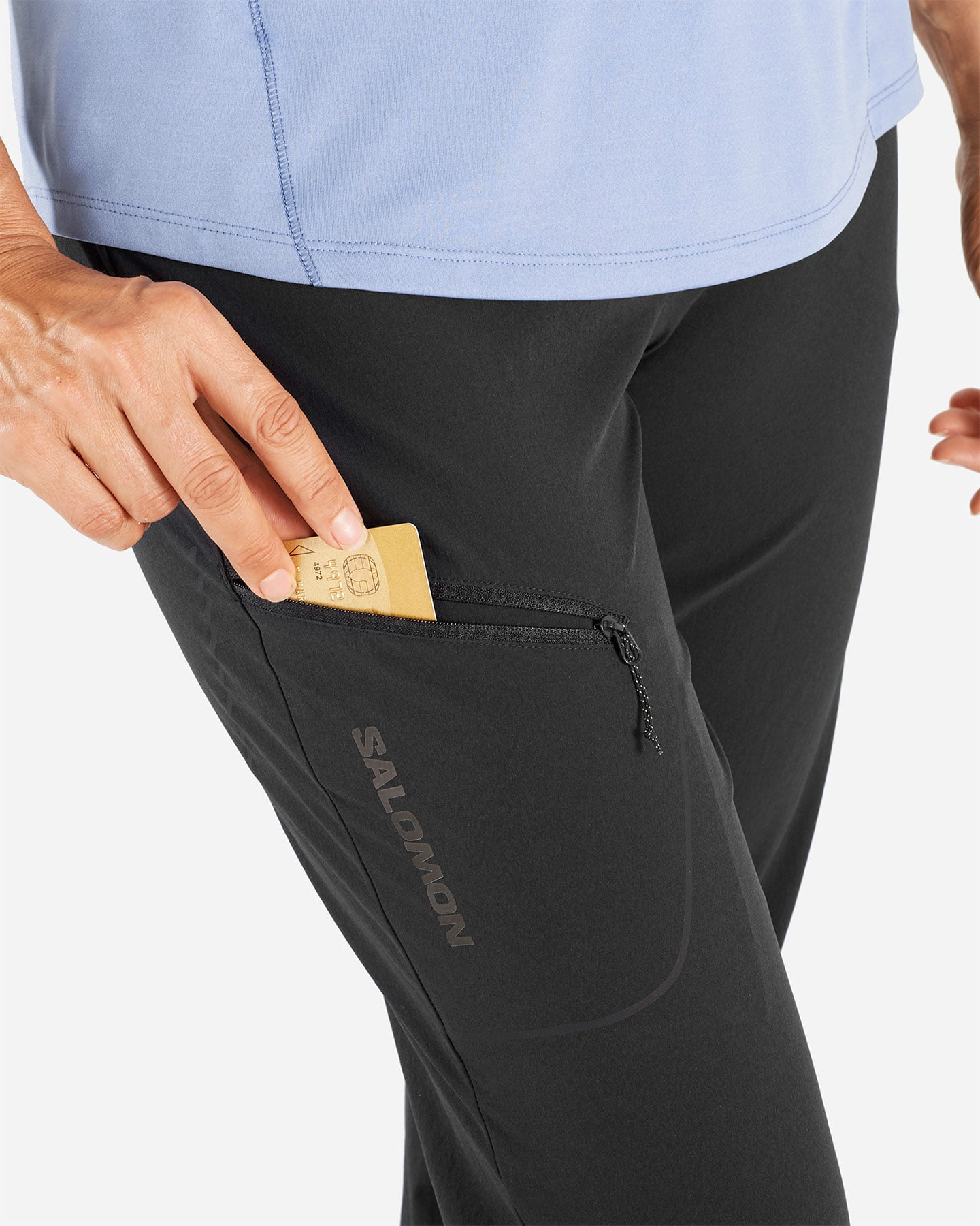 Pantalone outdoor SALOMON WAYFARER W - Nero - 4 | Cisalfa Sport