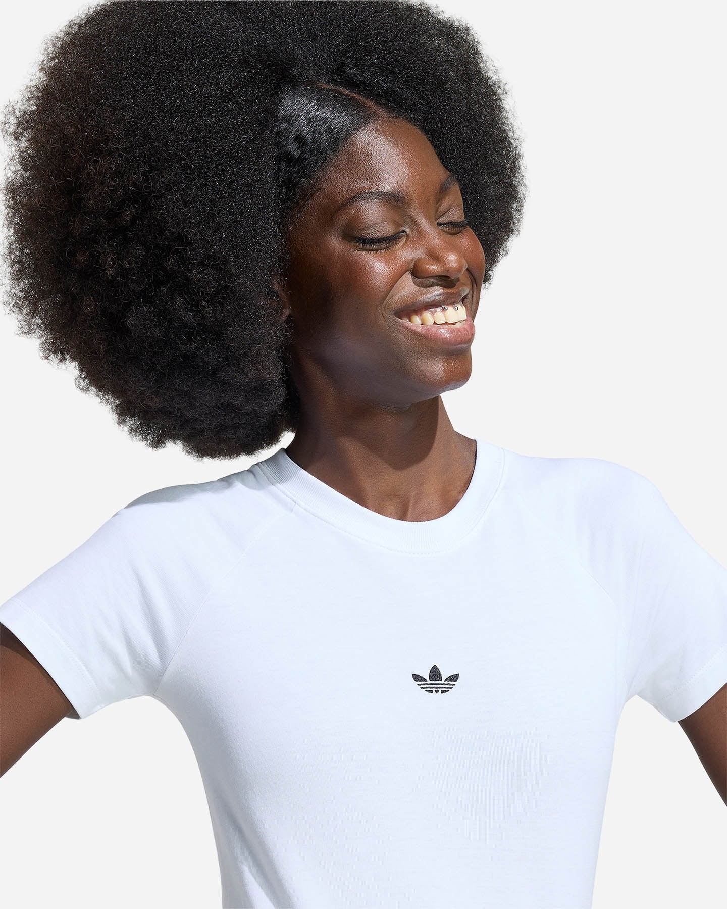 T-shirt ADIDAS ESSENTIAL W - Bianco - 4 | Cisalfa Sport