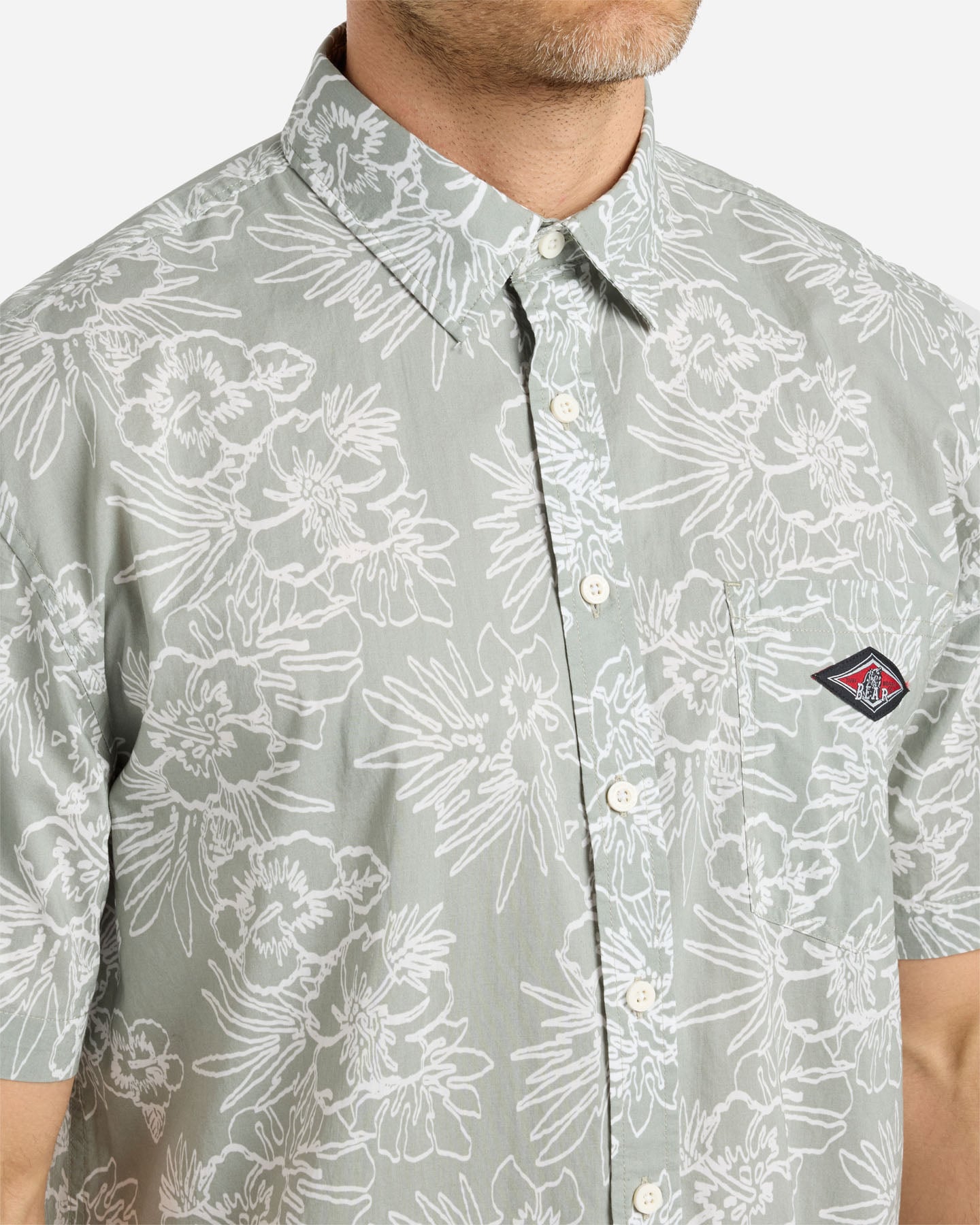 T-shirt BEAR WAVES AFTER WAVES M - Verde - 5 | Cisalfa Sport