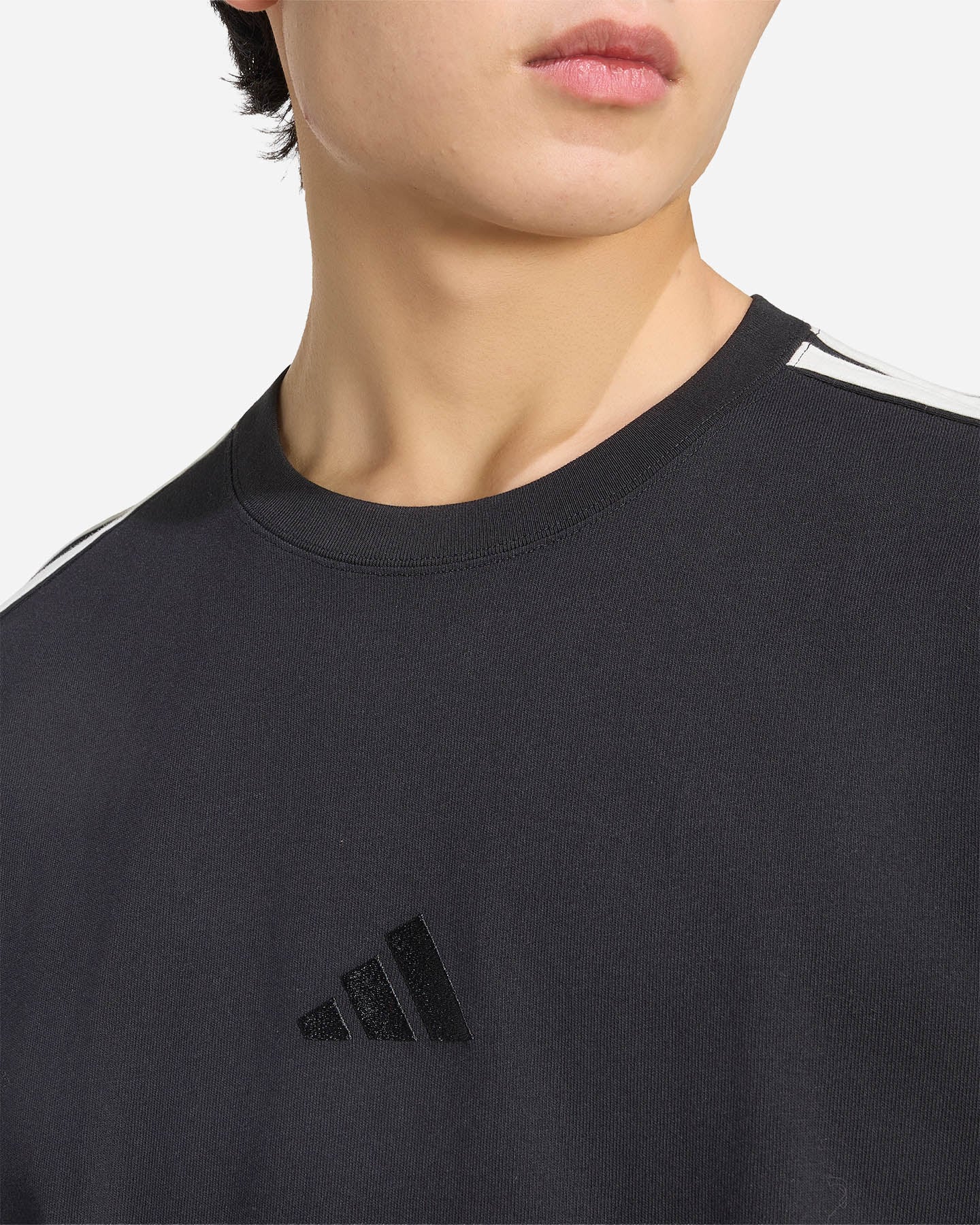 T-shirt ADIDAS KIT 3STRIPES M - Bianco - 4 | Cisalfa Sport