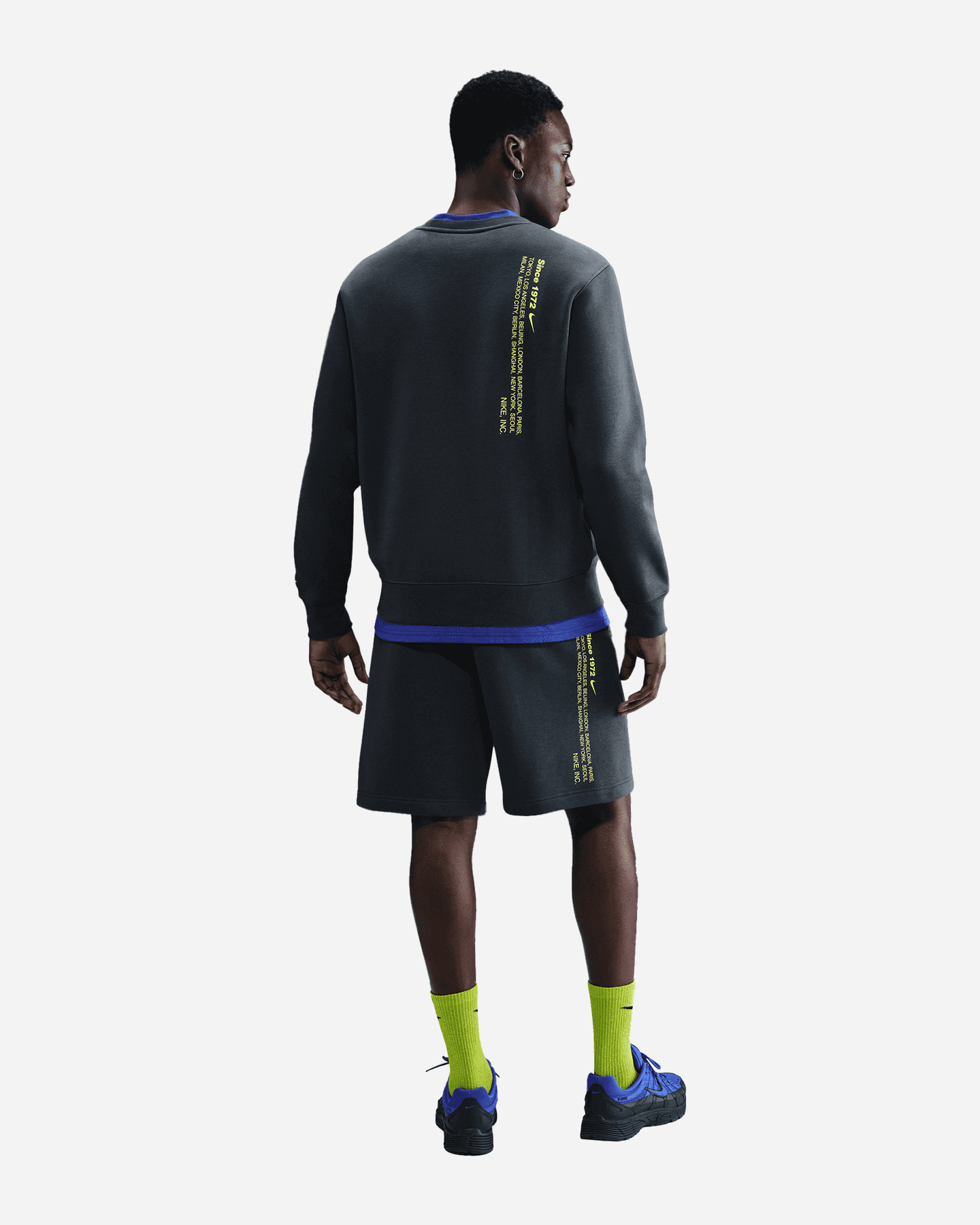 Pantaloncini NIKE FL CLUB SWOOSH SPORT M - Antracite - 2 | Cisalfa Sport