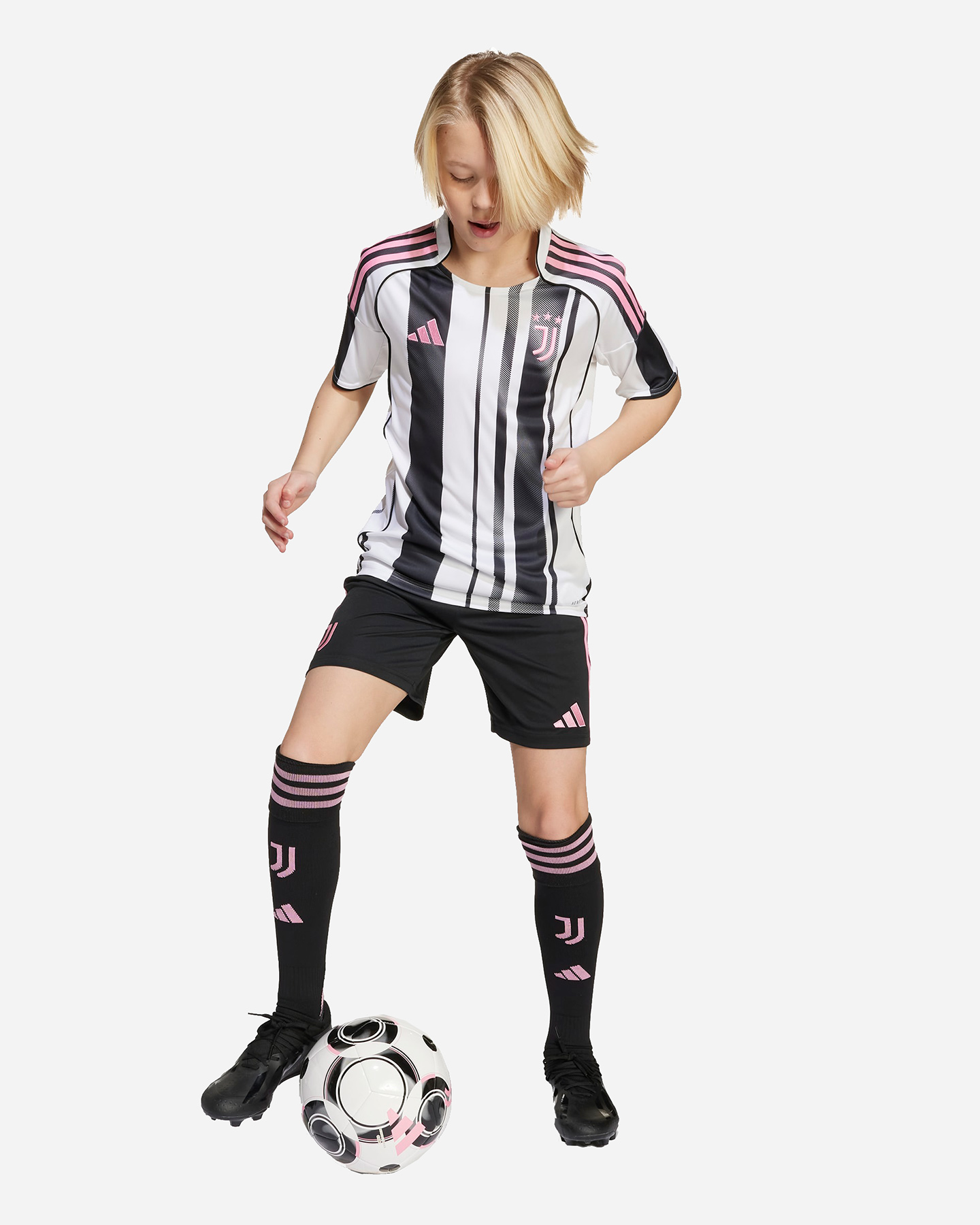 Pantaloncini calcio ufficiali ADIDAS JUVENTUS HOME 25-26 JR - Nero - 3 | Cisalfa Sport