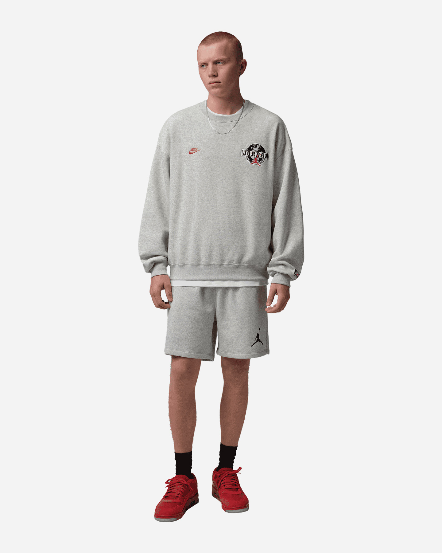 Pantaloncini NIKE JORDAN SMALL LOGO M - Grigio - 1 | Cisalfa Sport