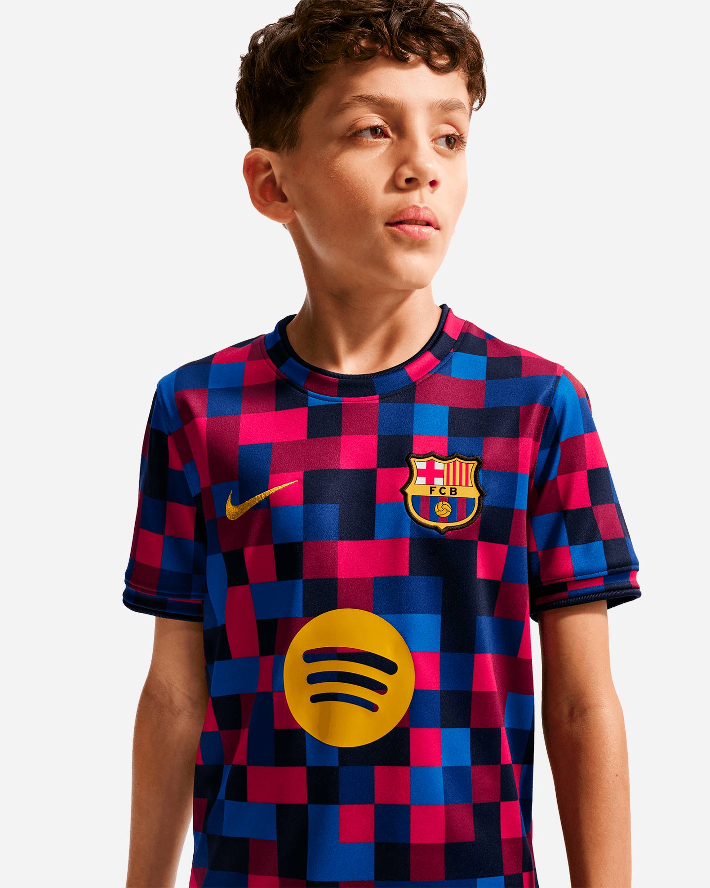Abbigliamento calcio ufficiale NIKE BARCELLONA 26 PREMATCH JR - Color mix - 3 | Cisalfa Sport