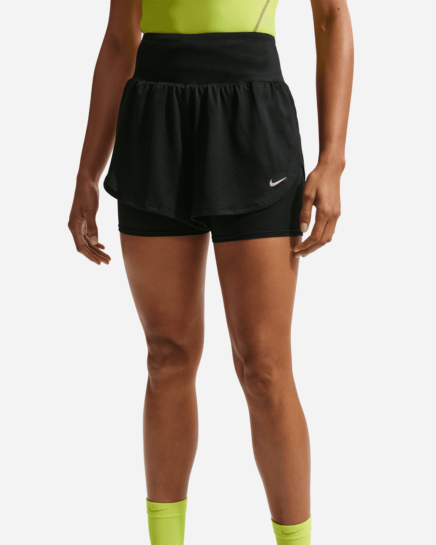 Short running NIKE TEMPO 2IN1 W - Nero - 3 | Cisalfa Sport