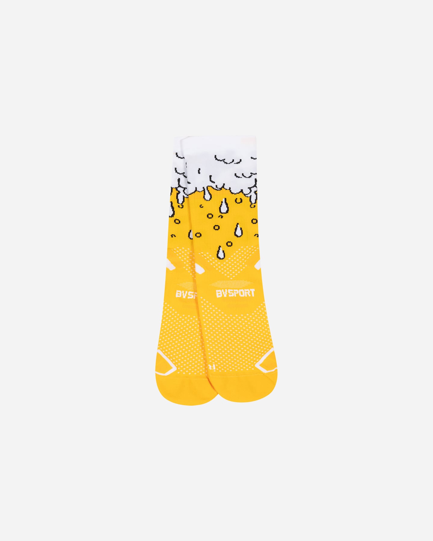 Calze running BV SPORT BIRRA  - Giallo - 1 | Cisalfa Sport