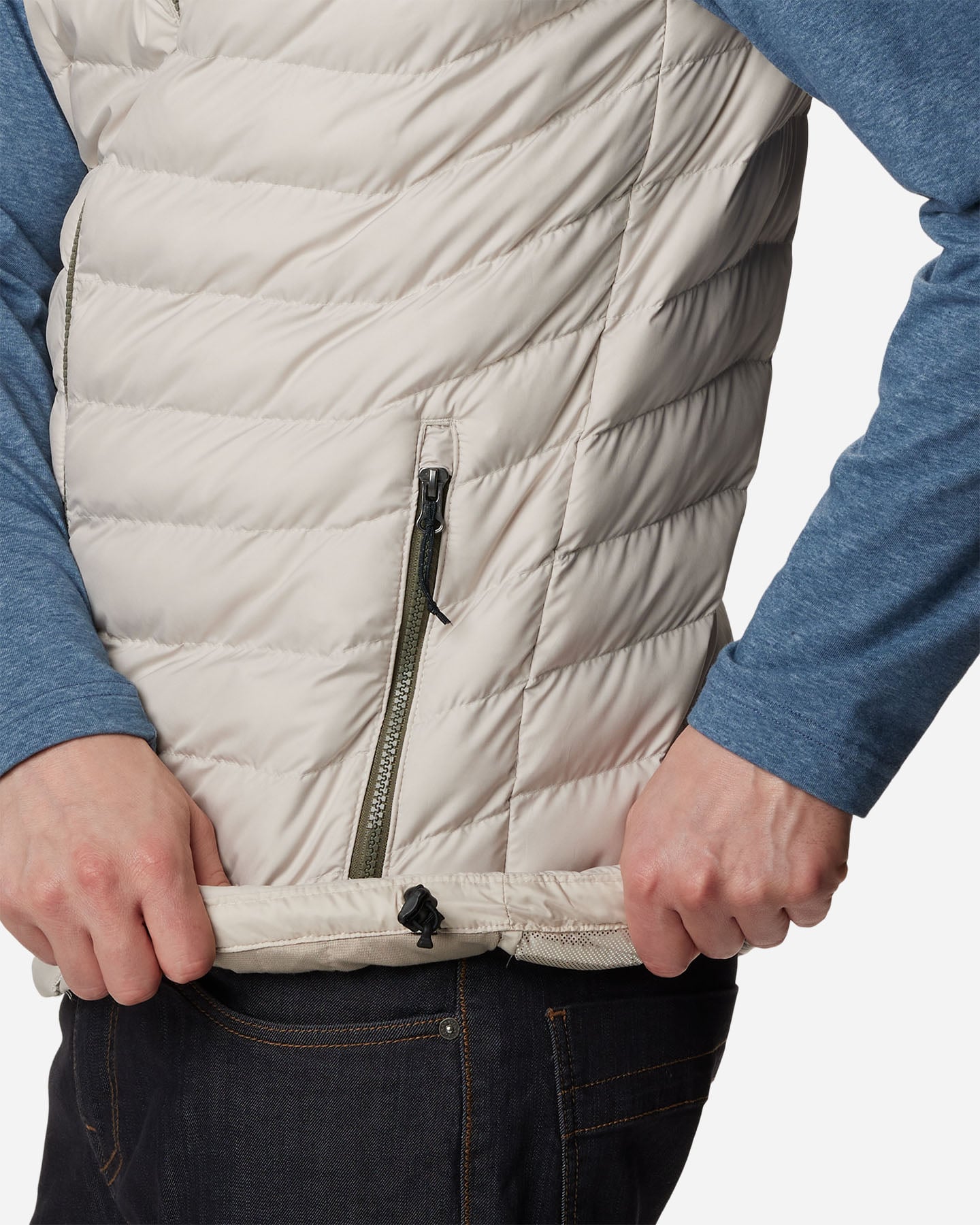 Gilet COLUMBIA POWDER LITE M - Beige - 5 | Cisalfa Sport