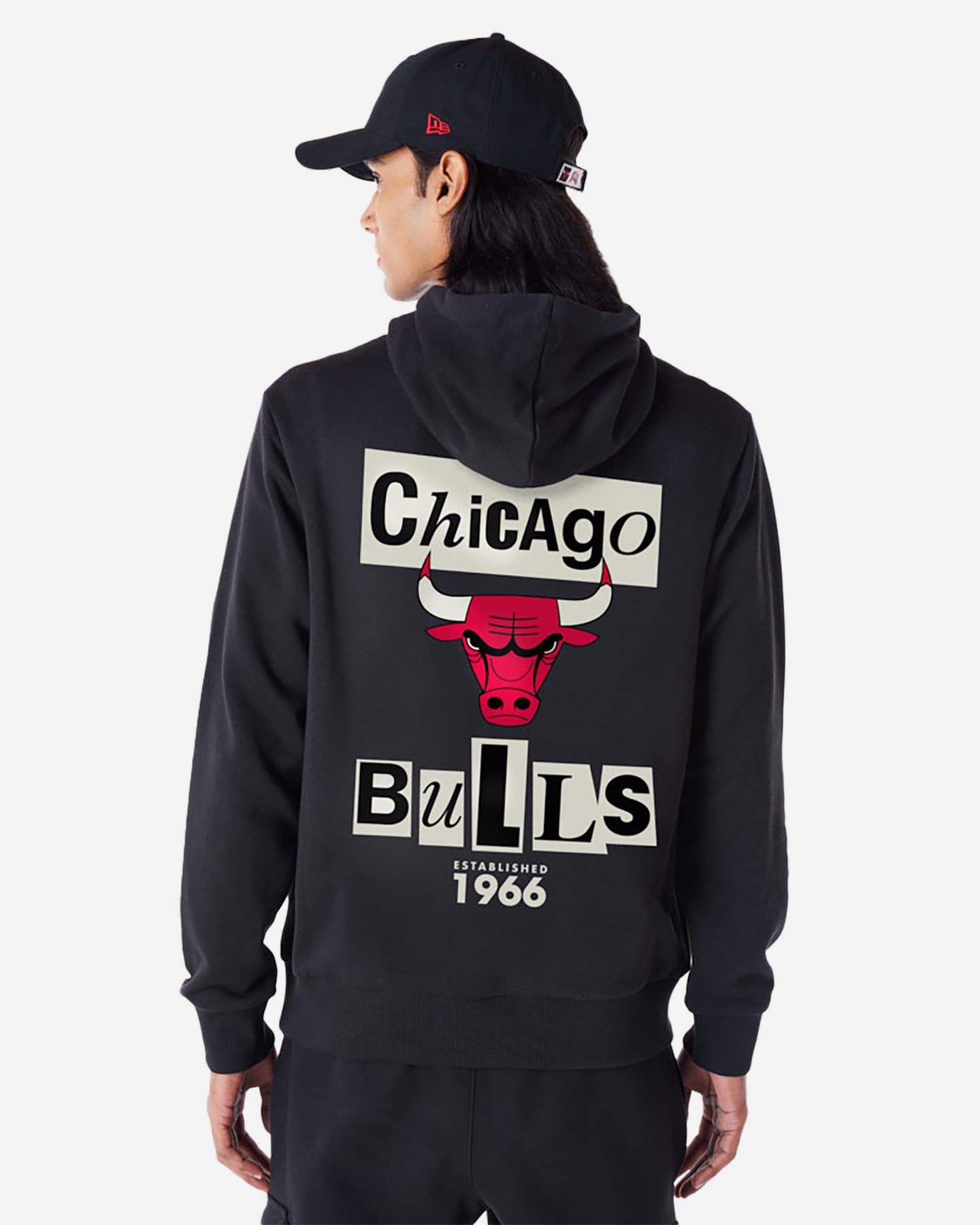 Felpa nba NEW ERA 9FORTY NEWSPAPER BULLS M - Nero - 1 | Cisalfa Sport