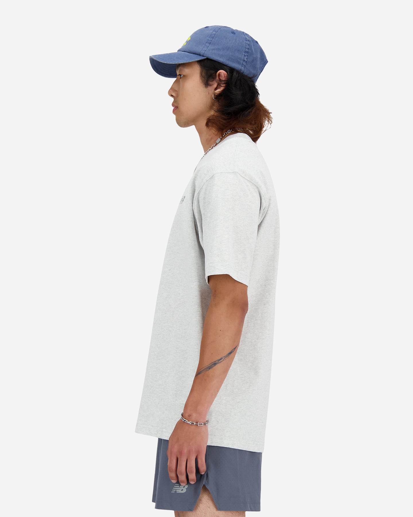 T-shirt NEW BALANCE ATHLETICS SMALL LOGO M - Grigio - 2 | Cisalfa Sport