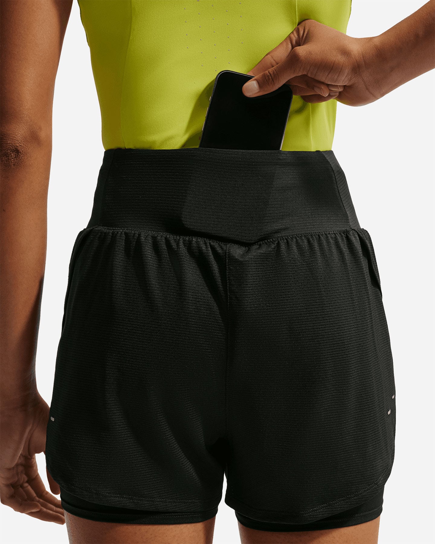 Short running NIKE TEMPO 2IN1 W - Nero - 5 | Cisalfa Sport