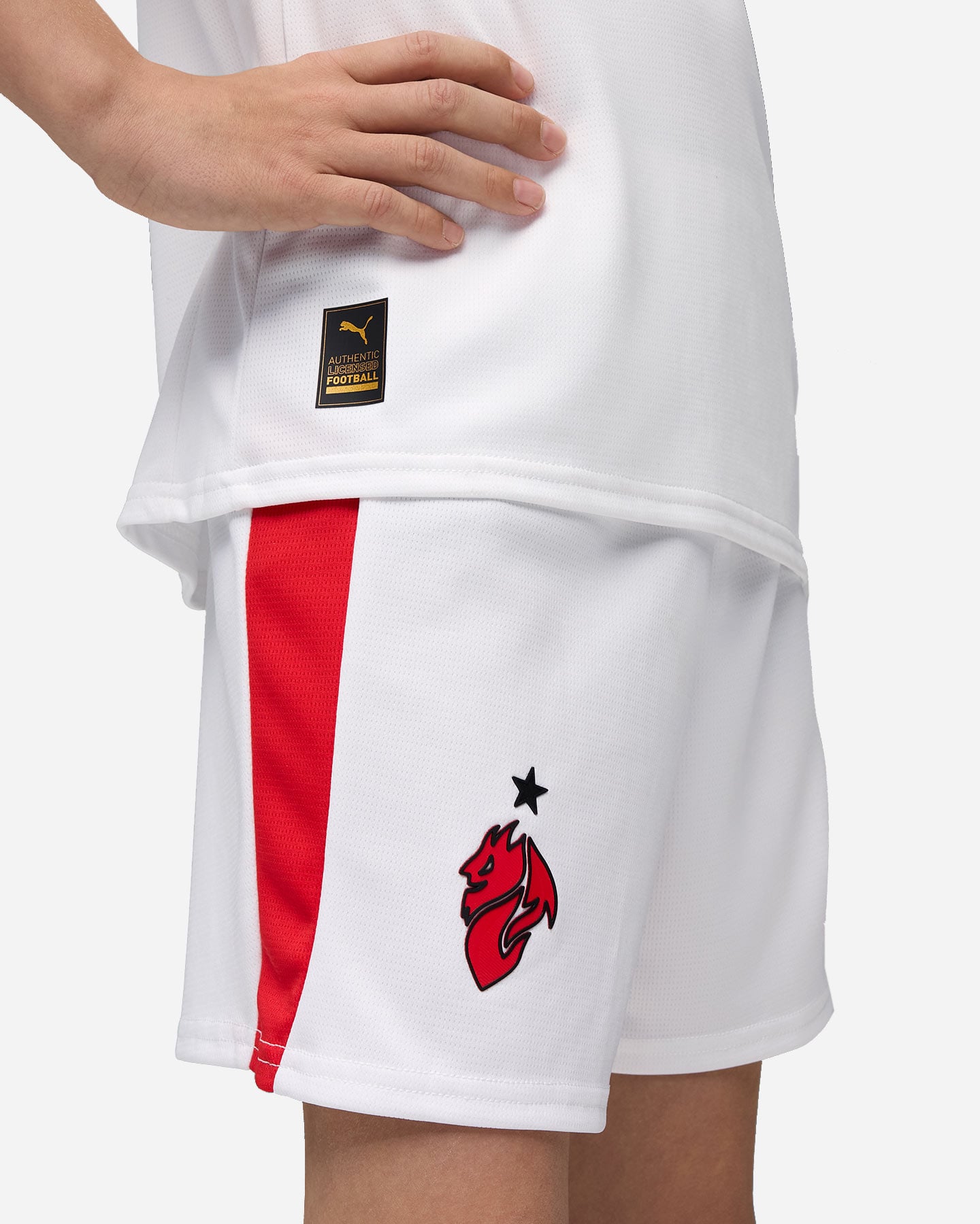 Pantaloncini calcio ufficiali PUMA MILAN HOME REPLICA 25-26 JR - Nero - 5 | Cisalfa Sport