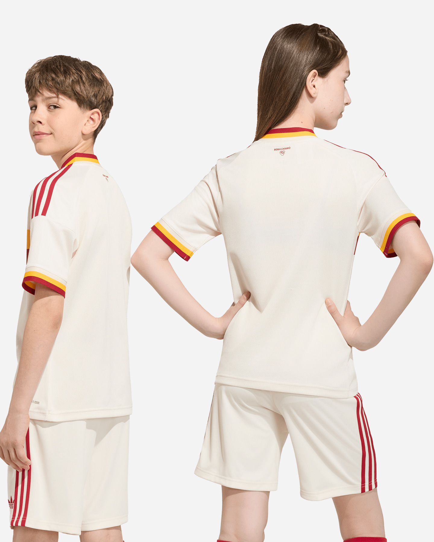 Maglia calcio ufficiale ADIDAS AS ROMA AWAY 26-27 JR - 3 | Cisalfa Sport