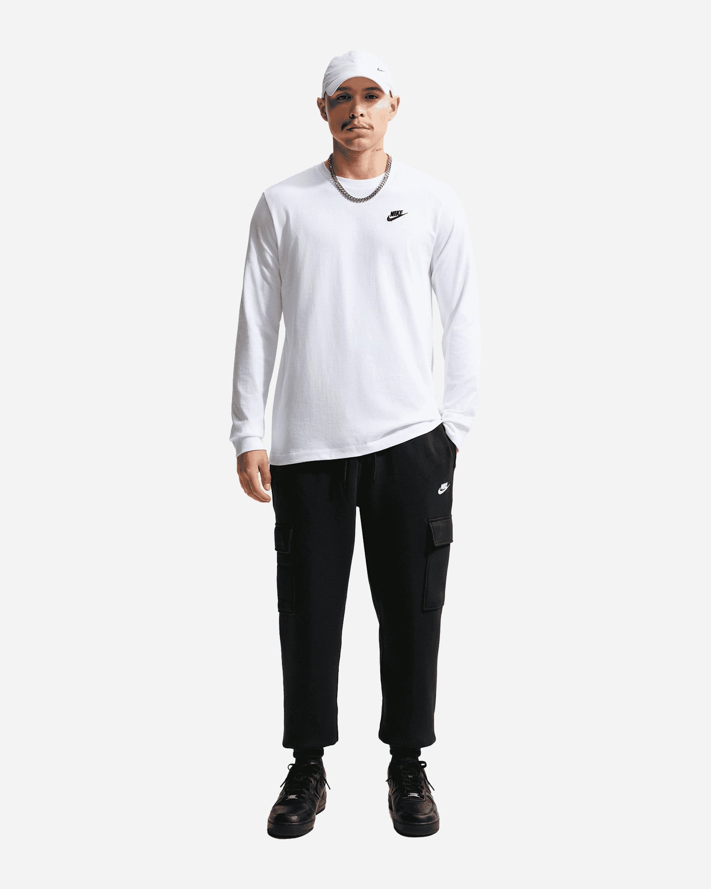 Pantalone NIKE CLUB CARGO M - Nero - 1 | Cisalfa Sport