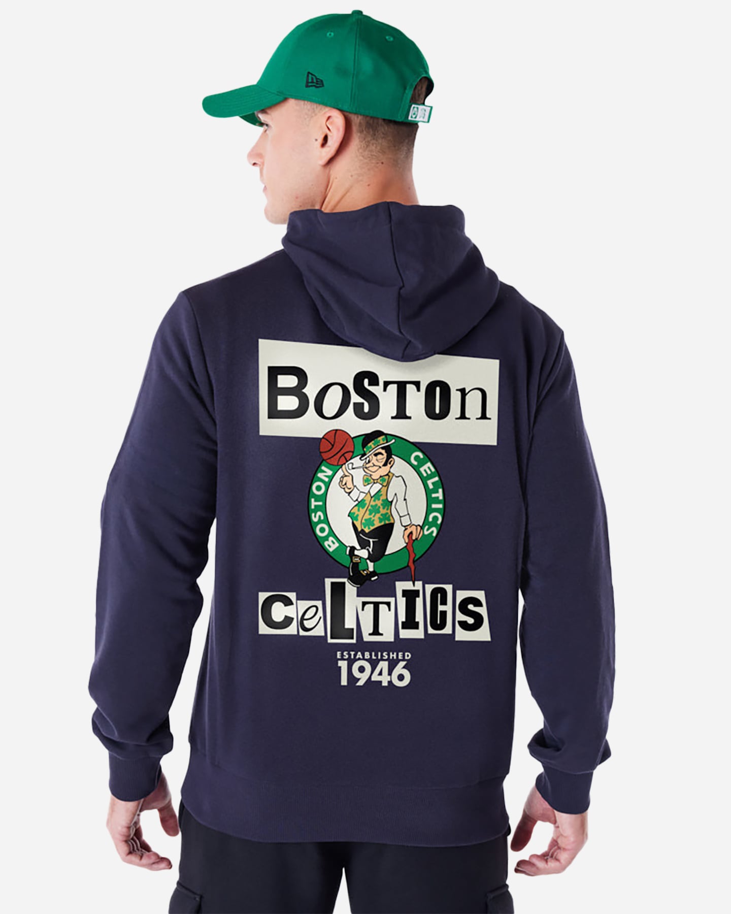 Felpa nba NEW ERA 9FORTY NEWSPAPER CELTICS M - Blu Navy - 1 | Cisalfa Sport