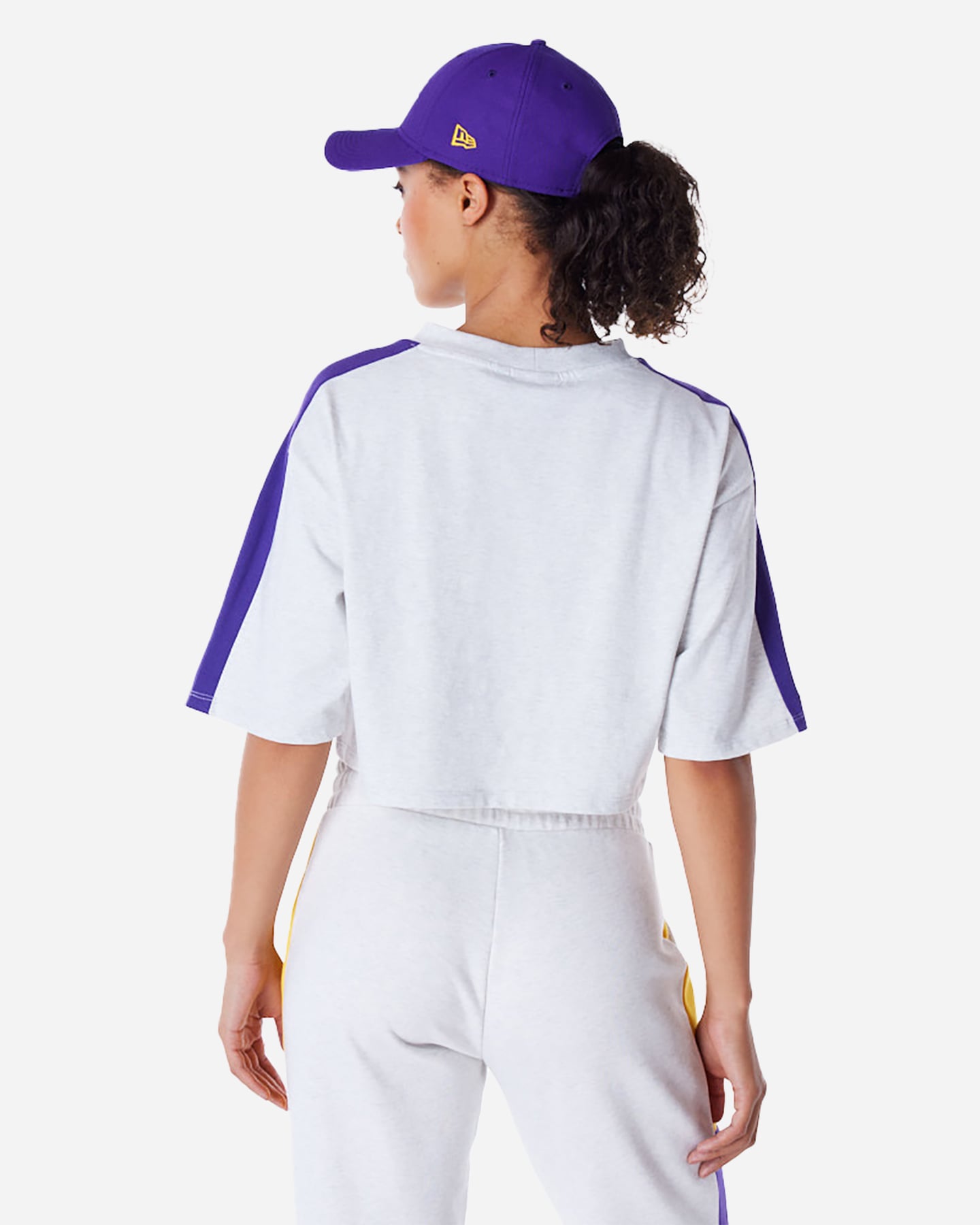 T-shirt NEW ERA CROP LAKERS W - Bianco - 1 | Cisalfa Sport