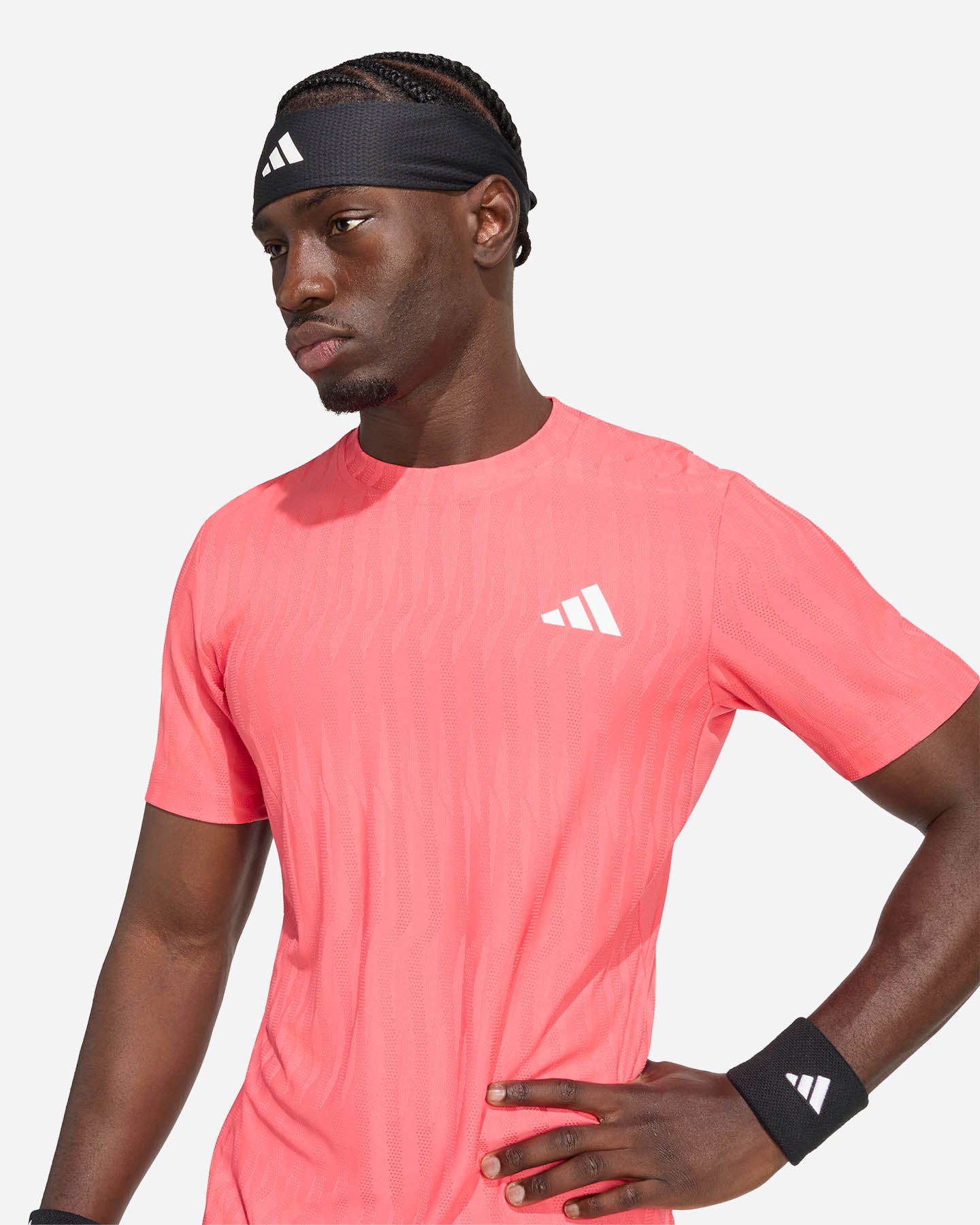 T-shirt tennis ADIDAS SPORT M - Rosso - 4 | Cisalfa Sport