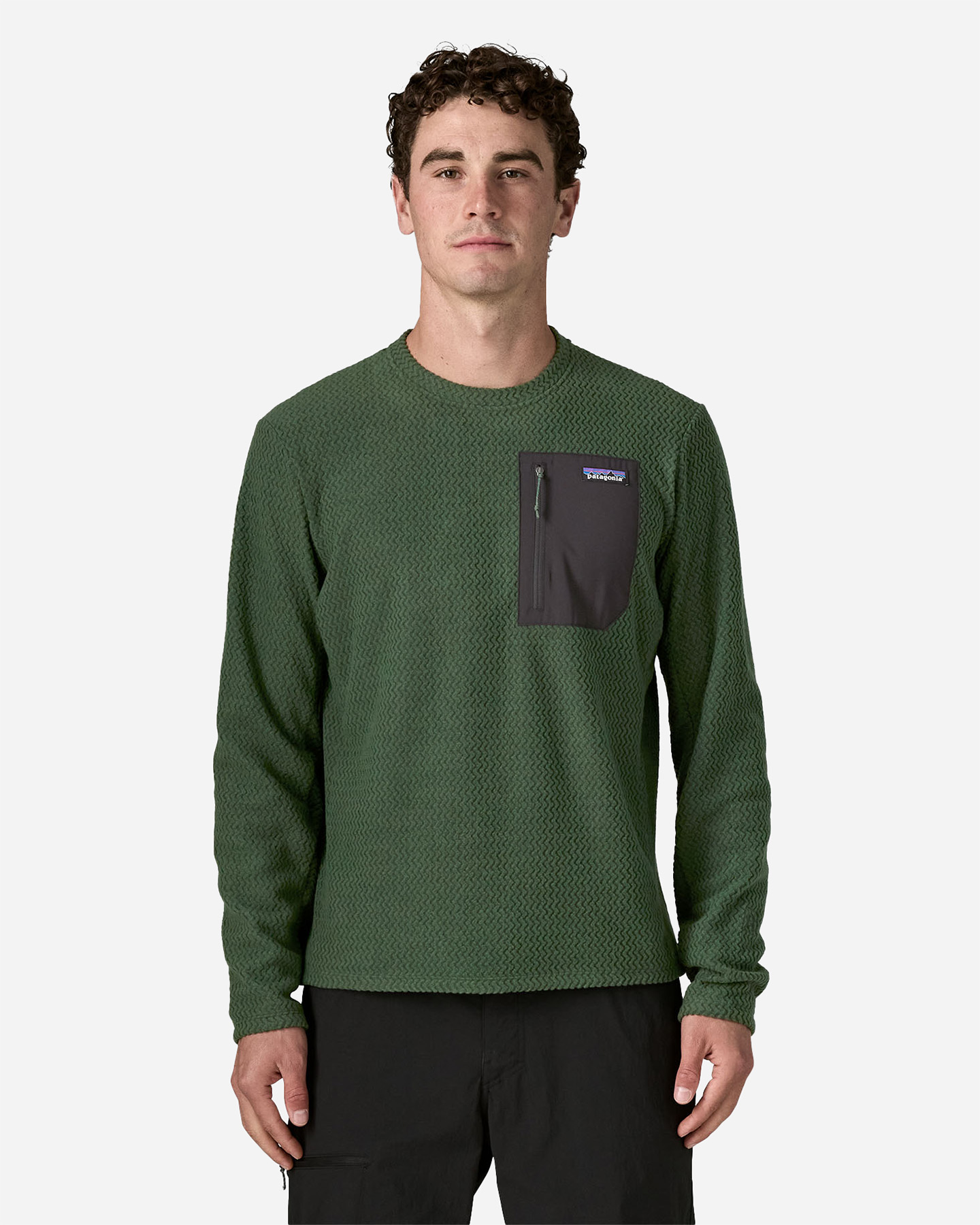 Pile PATAGONIA R1 AIR M - Verde - 1 | Cisalfa Sport