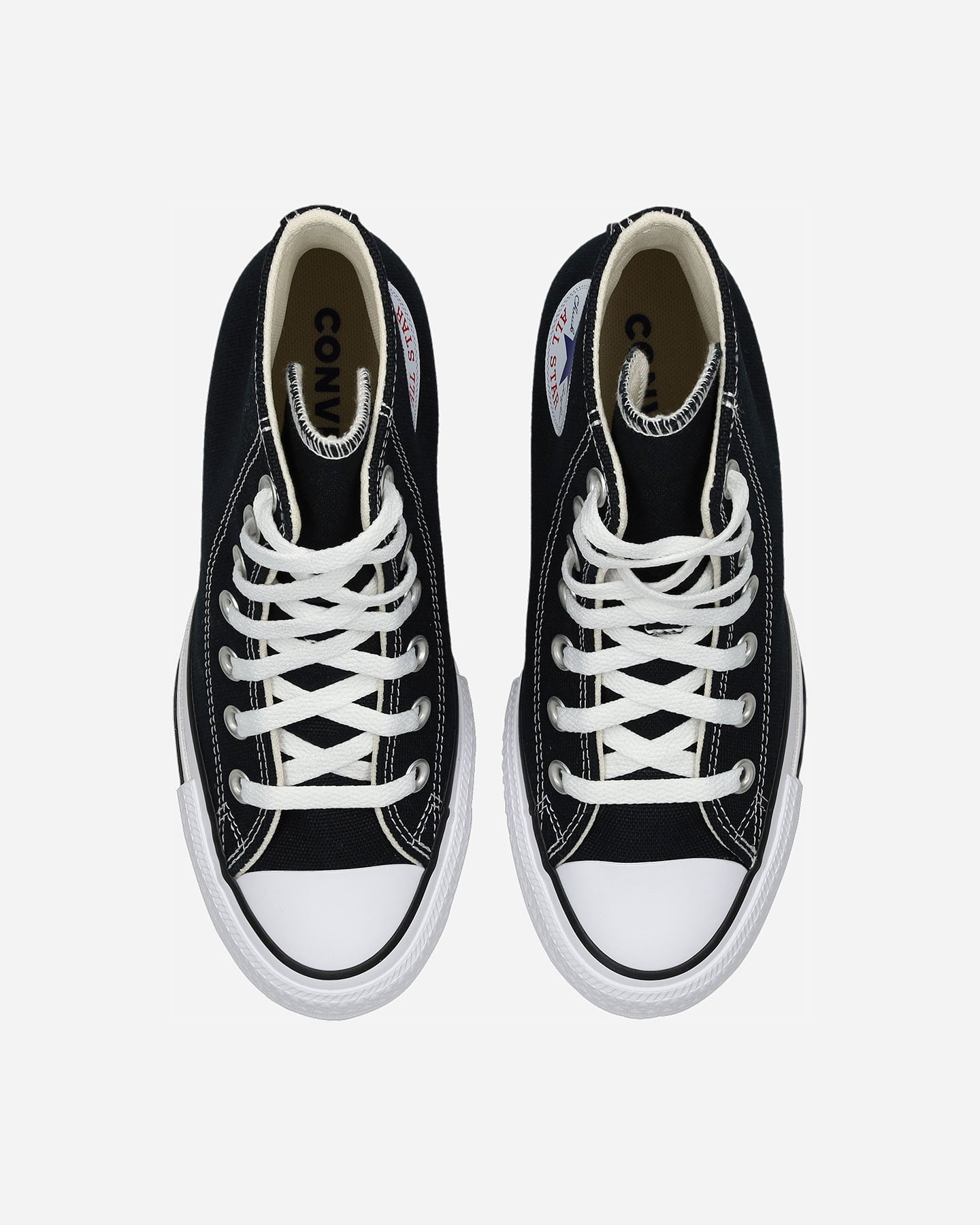 Scarpe sneakers CONVERSE CHUCK TAYLOR ALL STAR WEDGE HIGH W - Nero - 4 | Cisalfa Sport