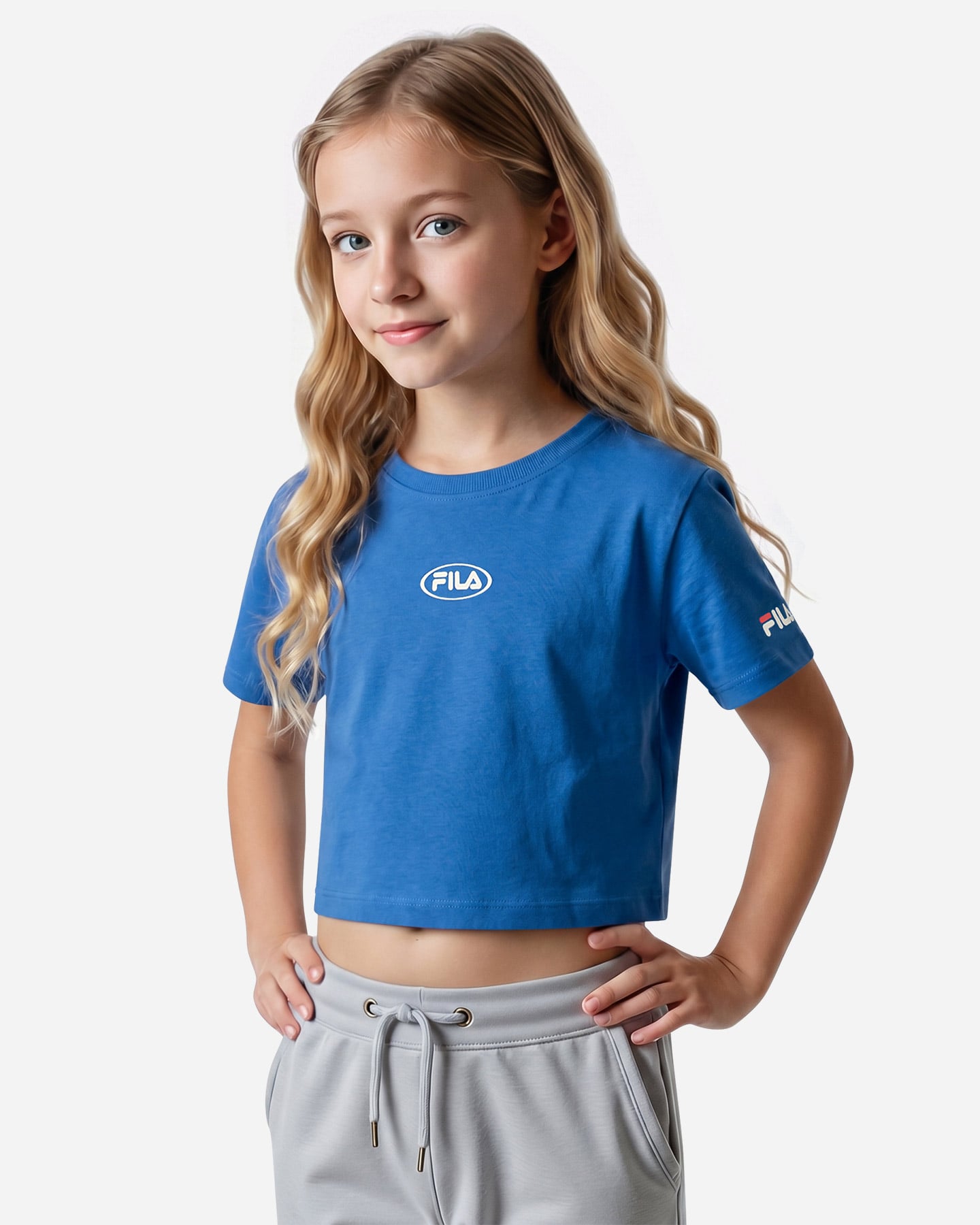 T-shirt FILA STRETCH JR - Blu royal - 2 | Cisalfa Sport
