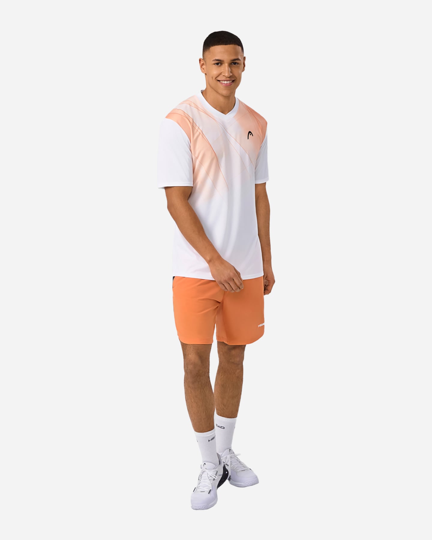 T-shirt tennis HEAD TOPSPIN M - Bianco - 4 | Cisalfa Sport