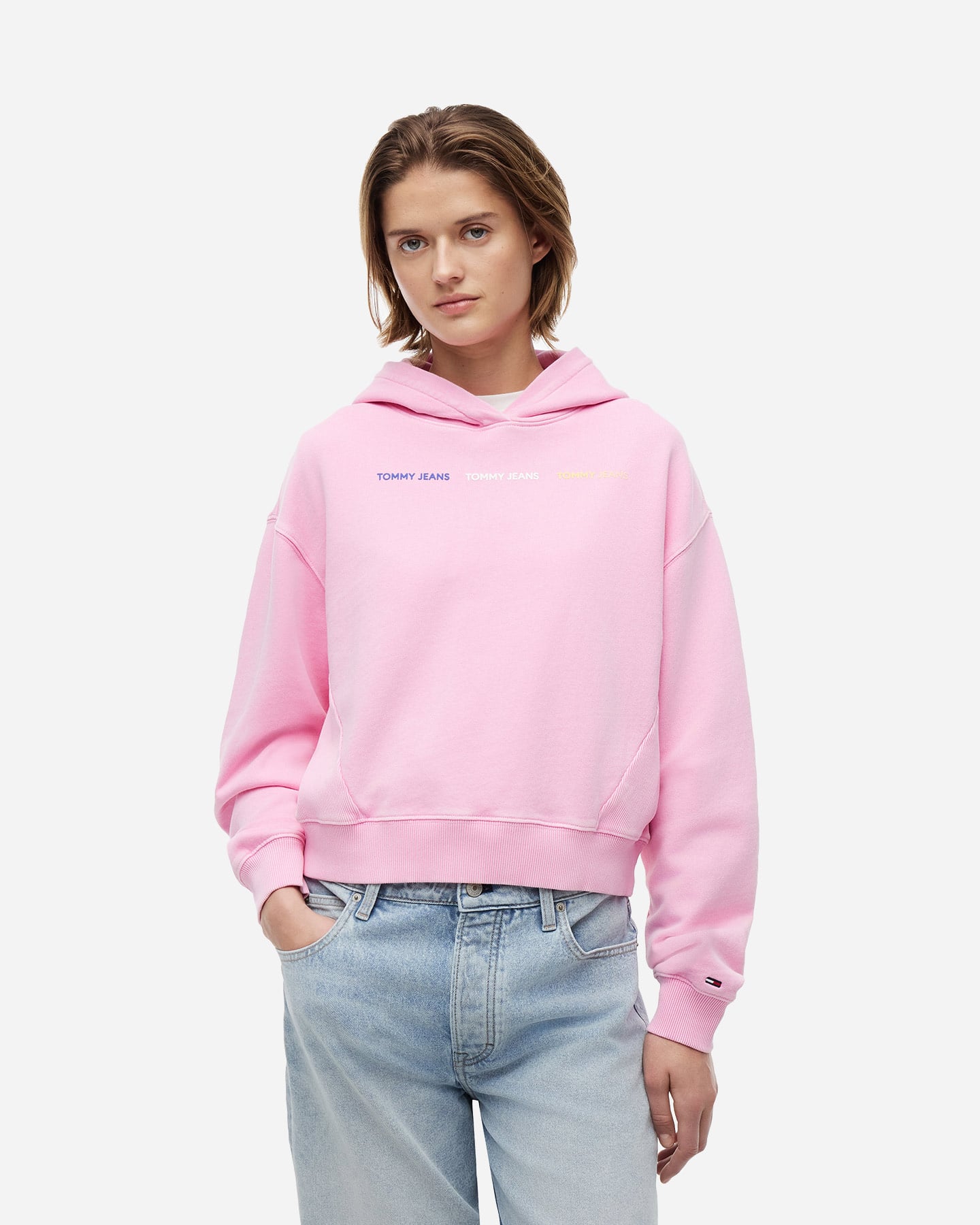 Felpa TOMMY HILFIGER REPEAT W - Rosa - 1 | Cisalfa Sport