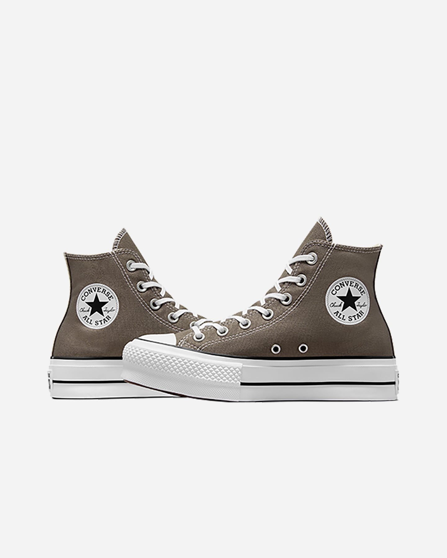 Scarpe sneakers CONVERSE CHUCK TAYLOR ALL STAR LIFT HIGH CANVAS W - Grigio - 2 | Cisalfa Sport