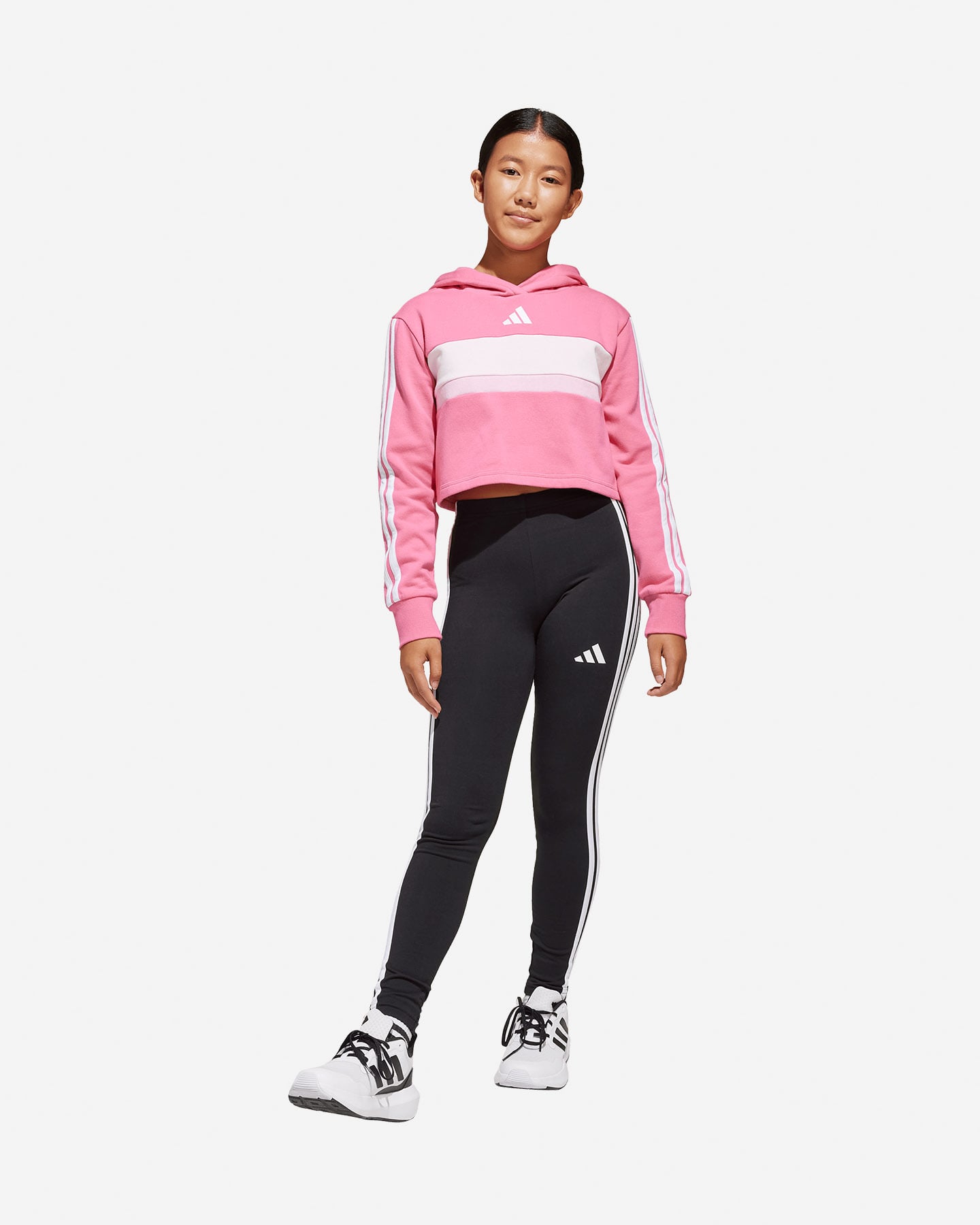 Tuta ADIDAS SET SEASONAL ESSENTIALS TIBERIO JR - Rosa - 2 | Cisalfa Sport
