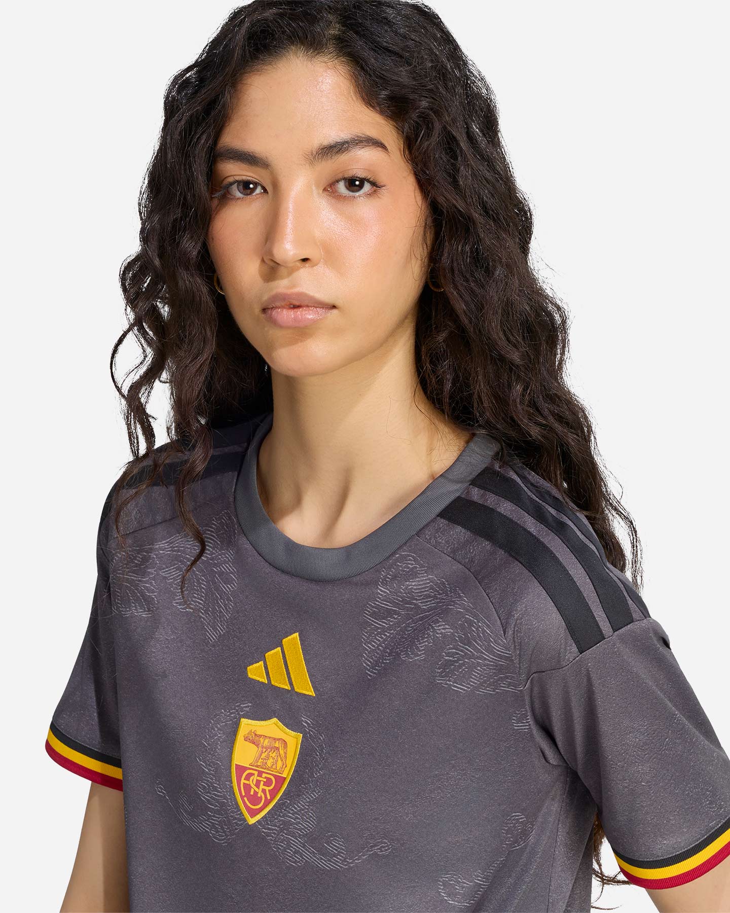 Maglia calcio ufficiale ADIDAS AS ROMA 3RD 26-27 W - Color mix - 5 | Cisalfa Sport