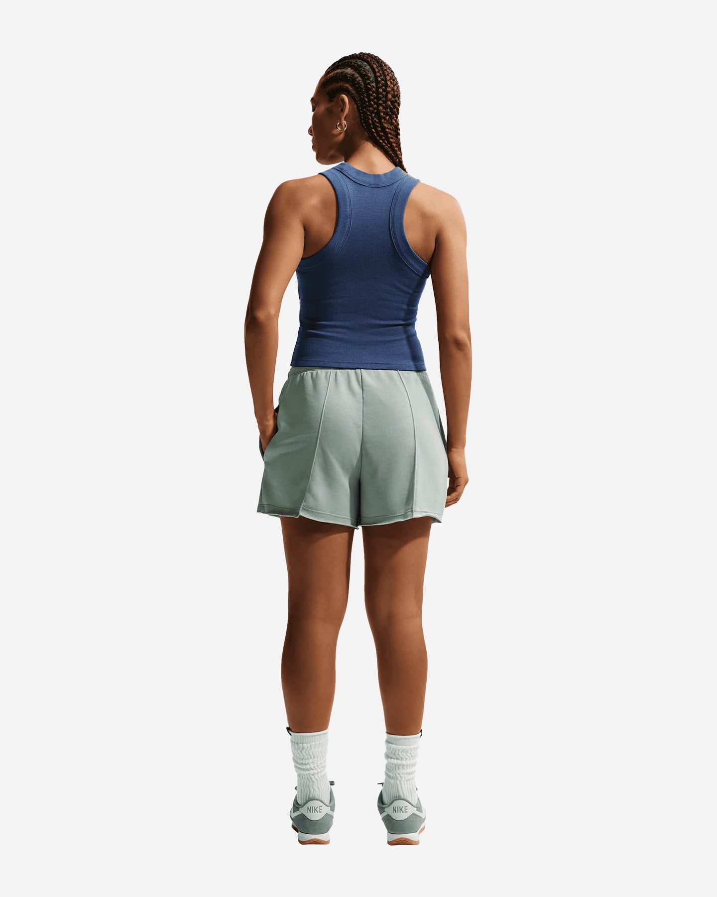 Pantaloncini NIKE CHILL SMALL LOGO W - Verde - 2 | Cisalfa Sport