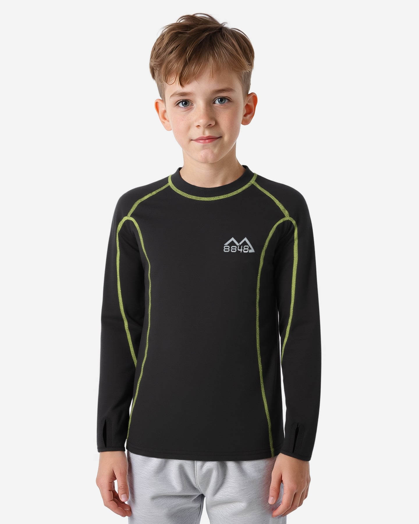 Maglia intimo tecnico 8848 MOUNTAIN ESSENTIAL JR - Nero - 2 | Cisalfa Sport