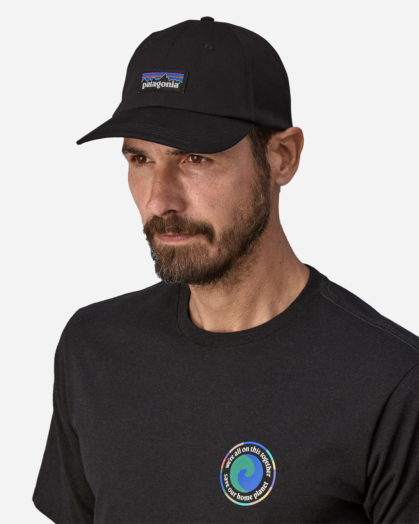 Cappellino PATAGONIA P-6 LABEL TRAD  - Nero - 1 | Cisalfa Sport