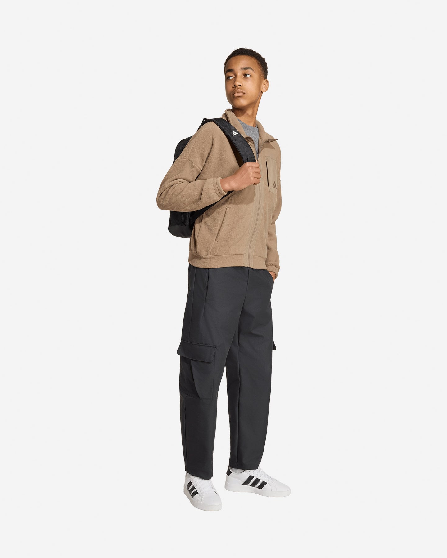 Pantalone ADIDAS FUTURE ICONS JR - Nero - 2 | Cisalfa Sport