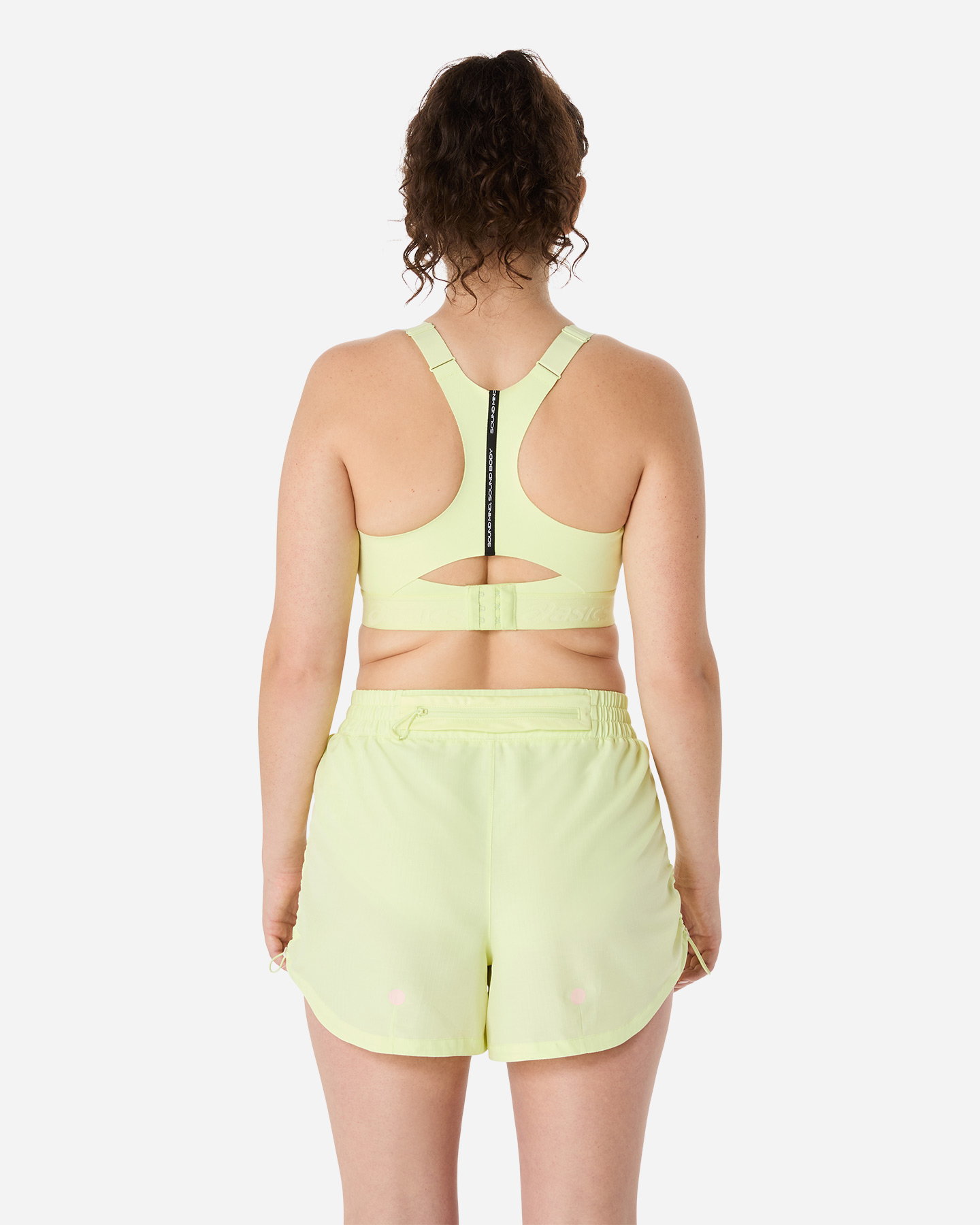 Reggiseno ASICS ROAD COMBINATION W - Giallo - 2 | Cisalfa Sport