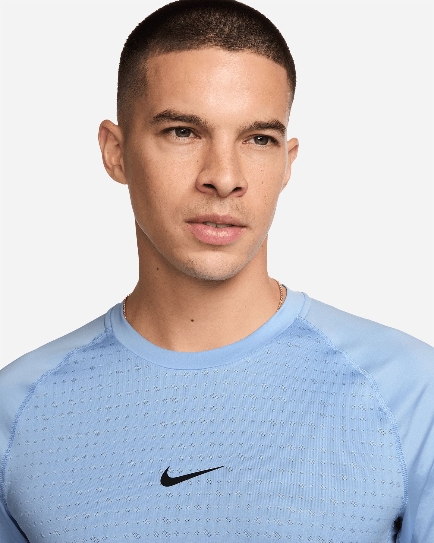 T-shirt training NIKE DRI FIT BREATHE M - Azzurro - 2 | Cisalfa Sport