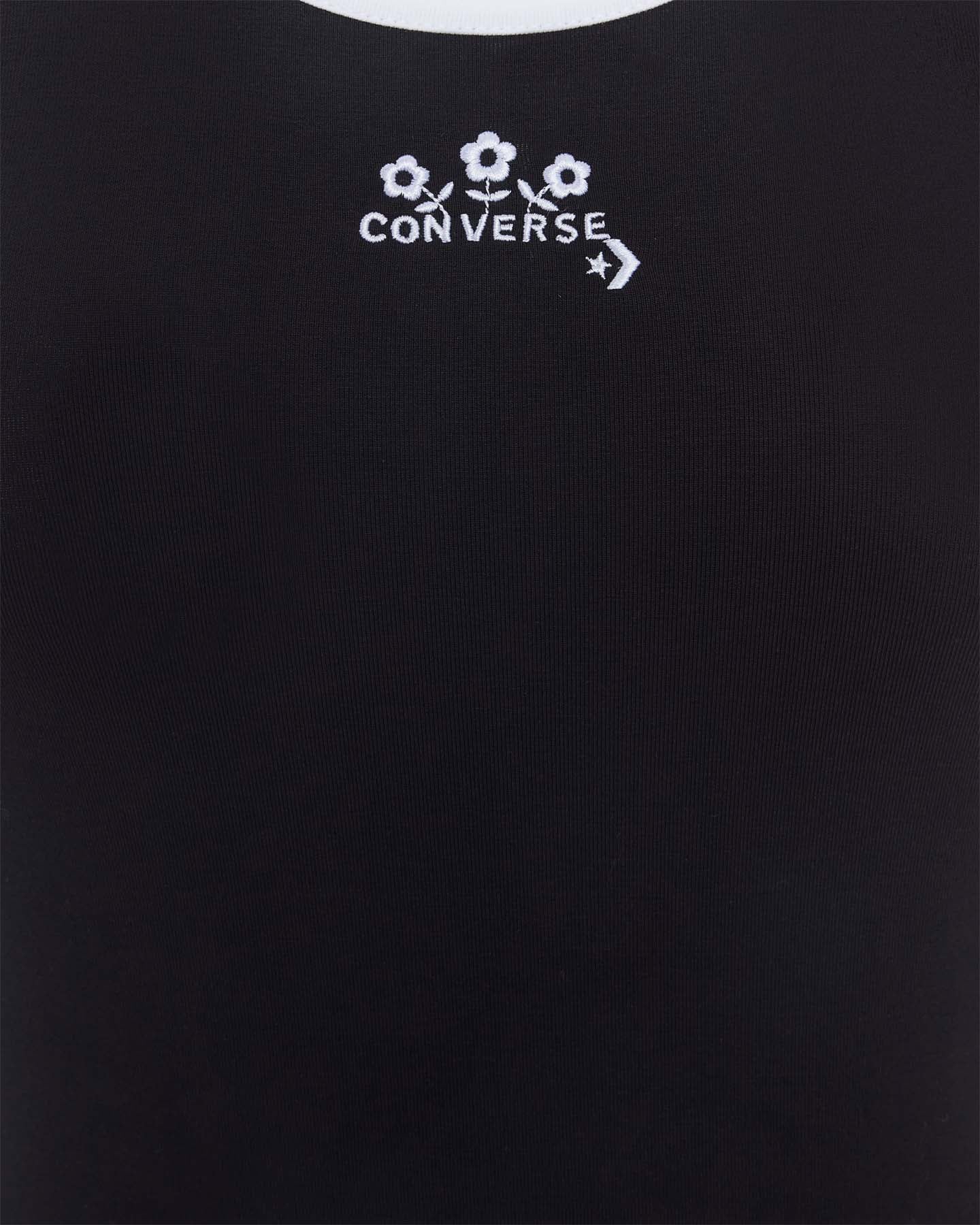 Canotta CONVERSE SMALL LOGO W - Nero - 2 | Cisalfa Sport