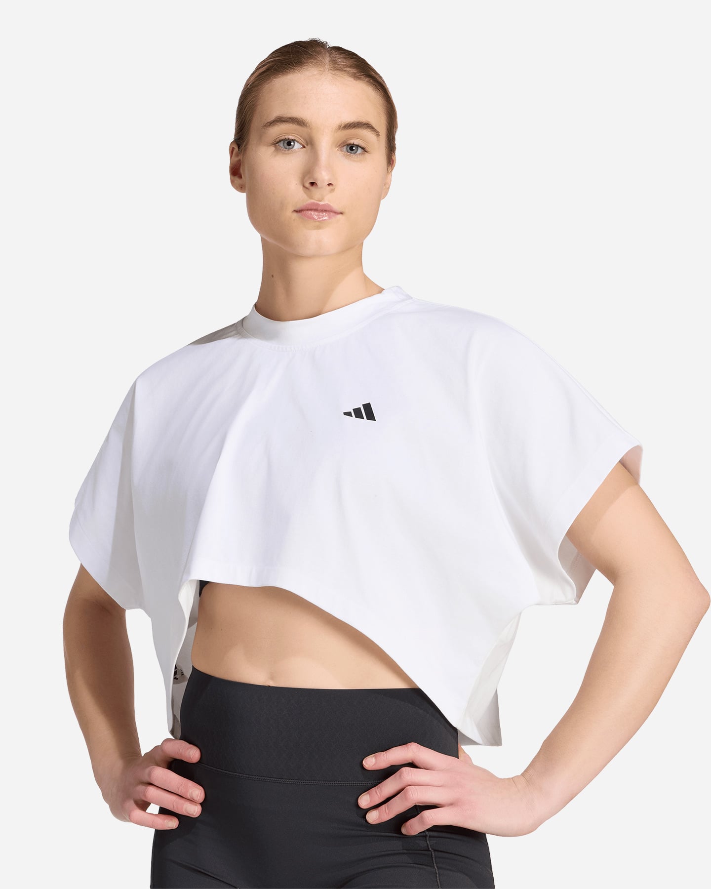 T-shirt training ADIDAS PRIMELIFT WORKOUT GRAPHICS W - Bianco - 4 | Cisalfa Sport