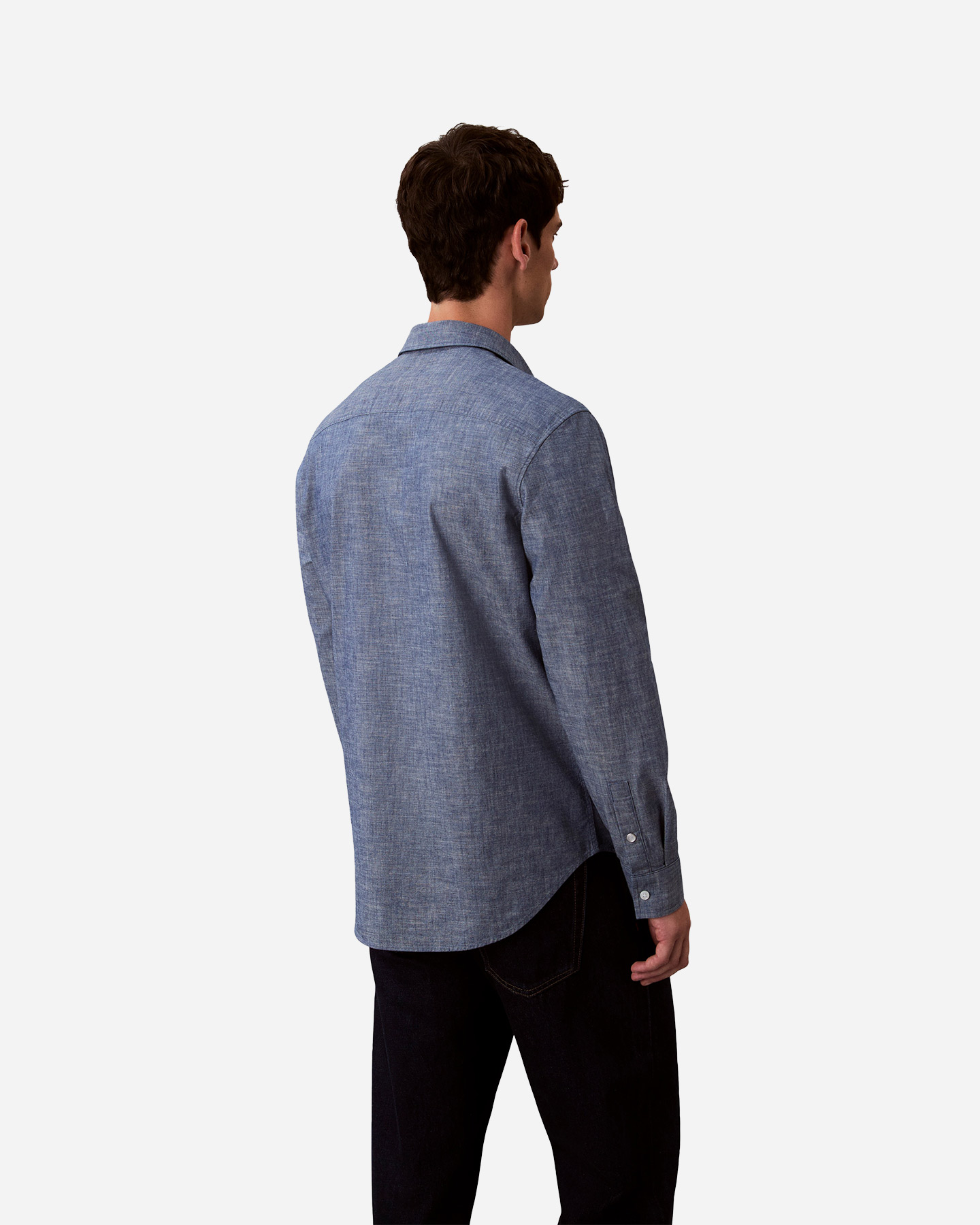 Camicia CALVIN KLEIN JEANS CHAMBRAY M - Azzurro - 3 | Cisalfa Sport