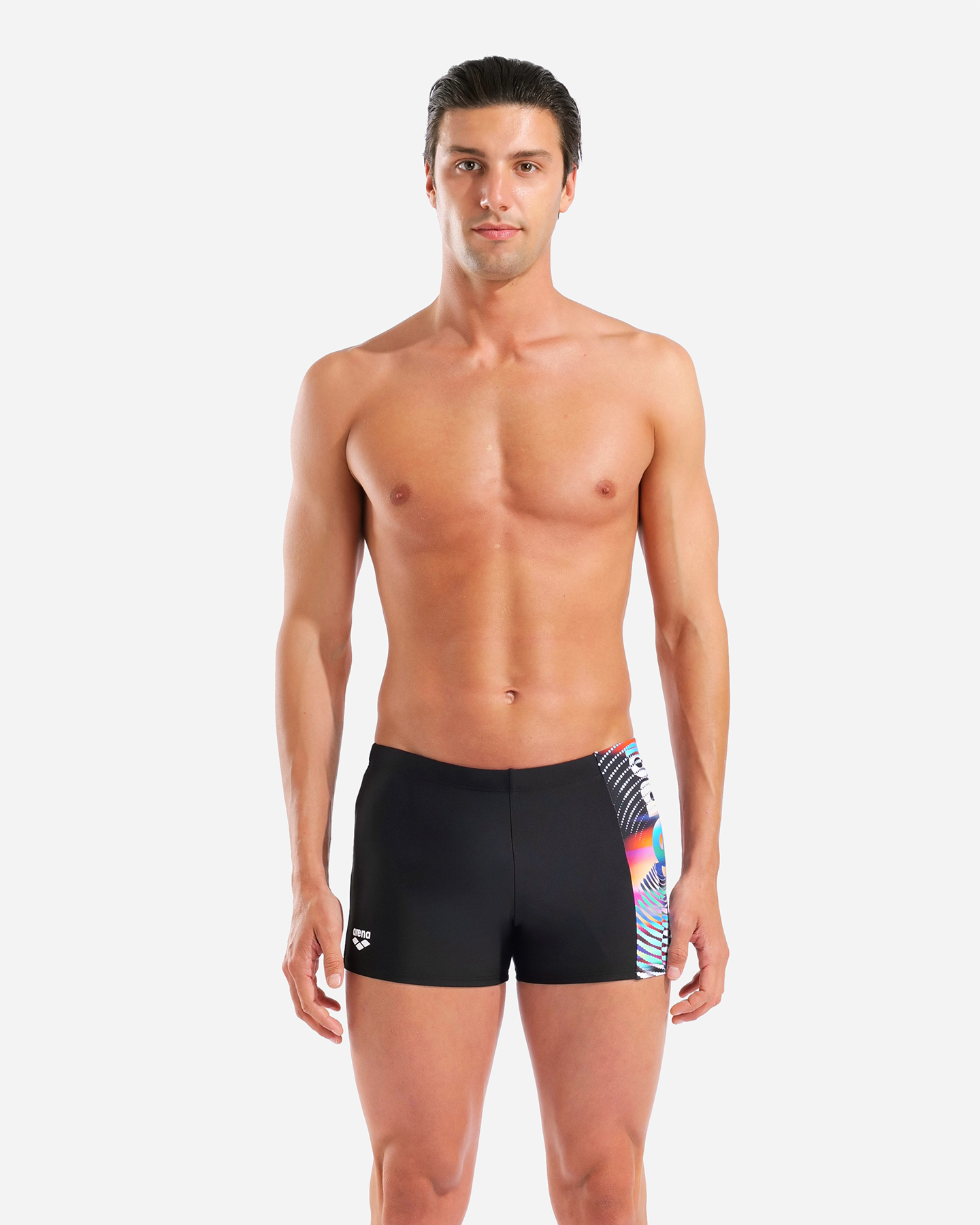 Short piscina ARENA LIT LOGO M - Nero - 2 | Cisalfa Sport