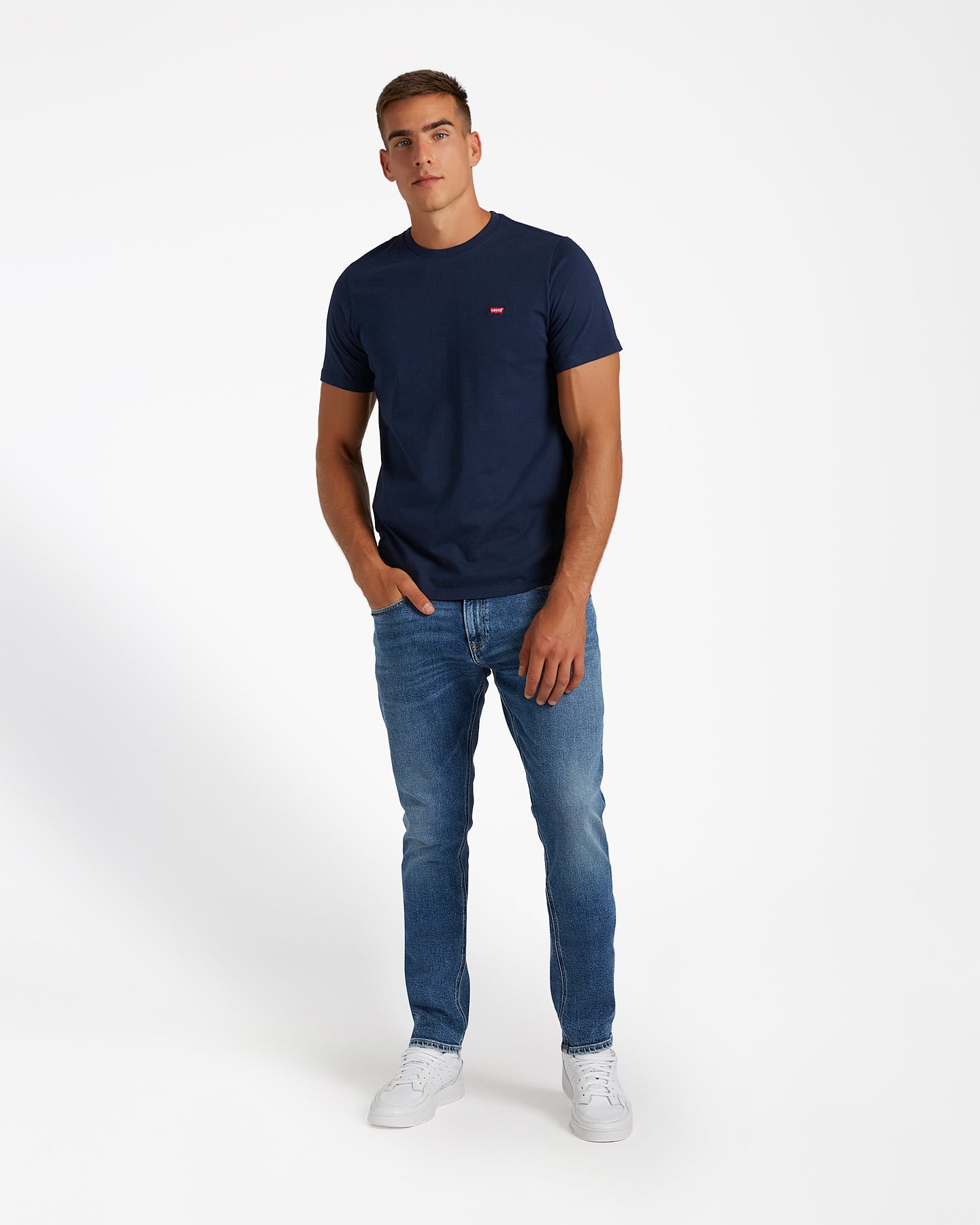 T-shirt LEVI'S LOGO SMALL PATCH M - Denim - 1 | Cisalfa Sport