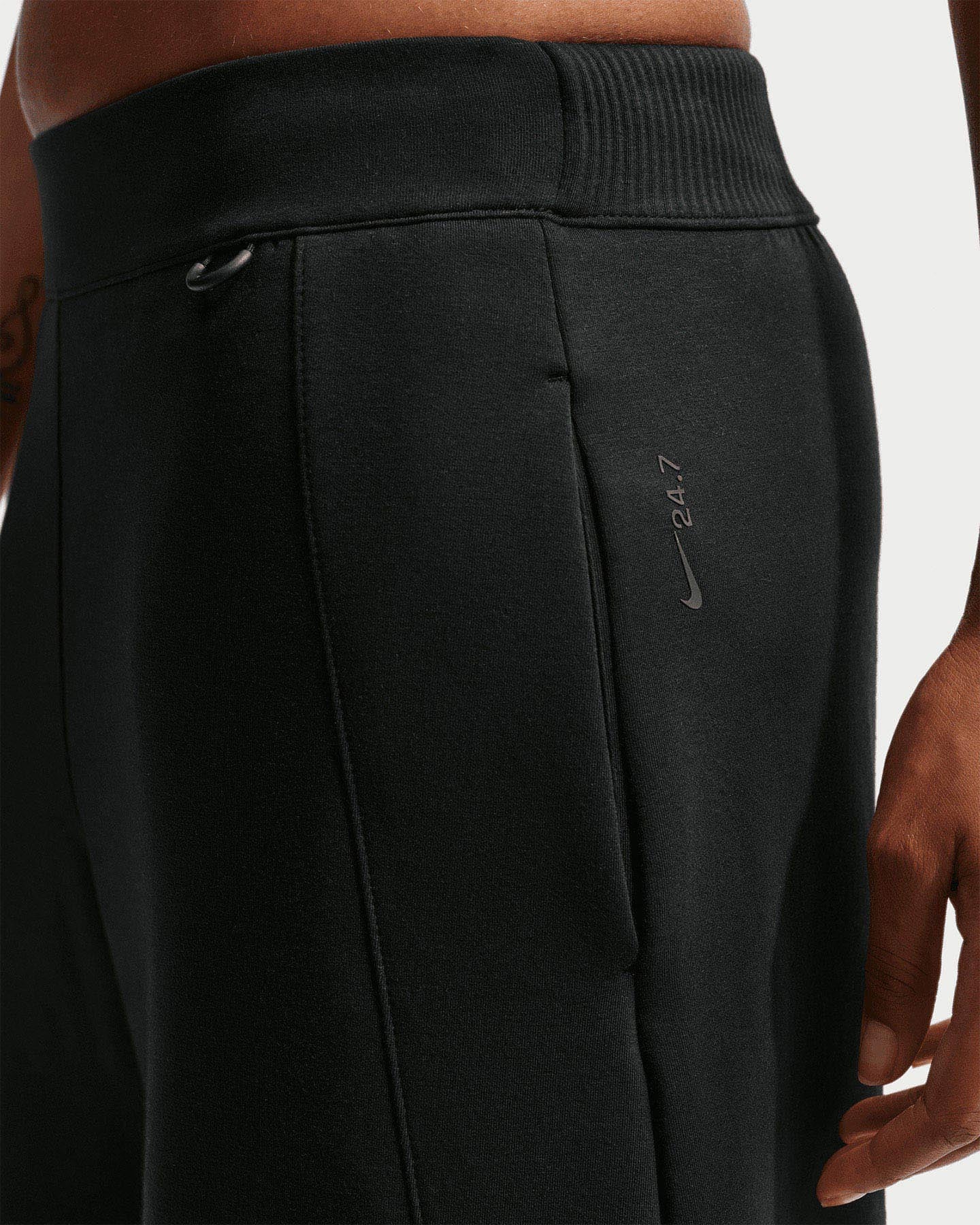 Pantalone NIKE WIDE LEG SOFT 24/7 W - Nero - 4 | Cisalfa Sport